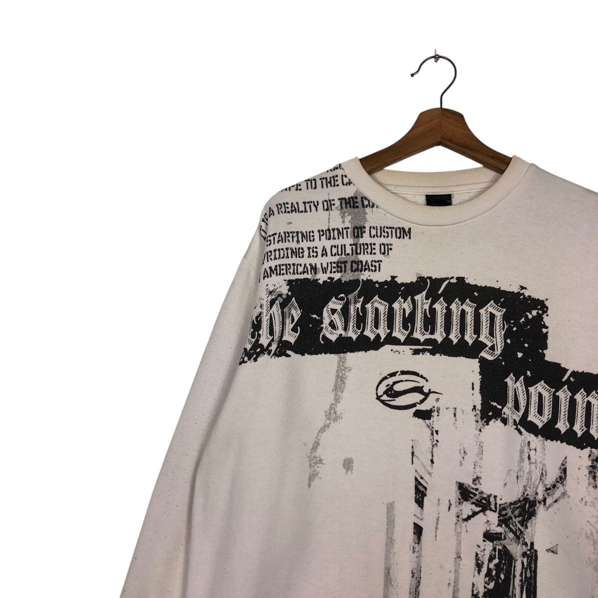 Hysteric Glamour 📌Vintage Sweatshirt Punk Design Impala Full Print Big Logo Size US M / EU 48-50 / 2 - 8 Thumbnail