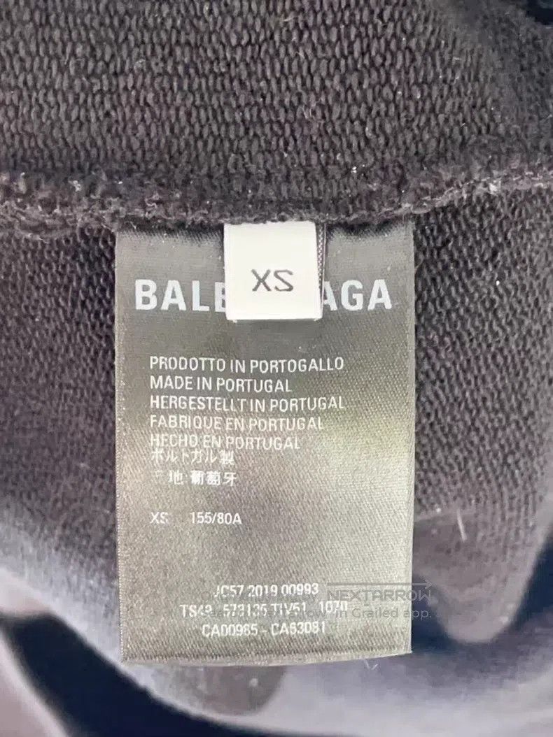 Balenciaga Balenciaga Letter print hooded long-sleeve sweater Size US XS / EU 42 / 0 - 5 Thumbnail