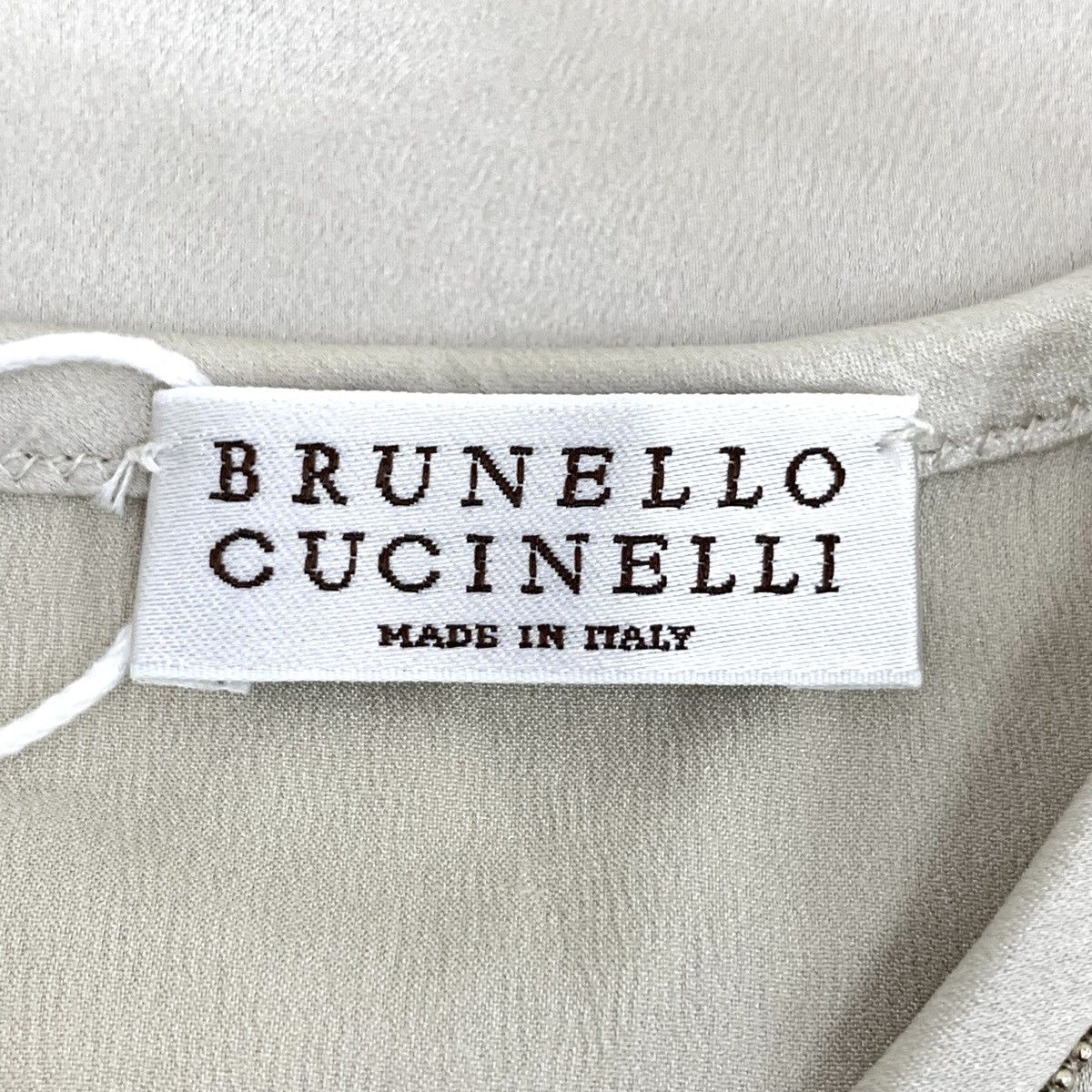 Brunello Cucinelli Brunello Cucinelli BBeade Silk Short Sleeve T-shirt K26WX Size XS / US 0-2 / IT 36-38 - 5 Thumbnail