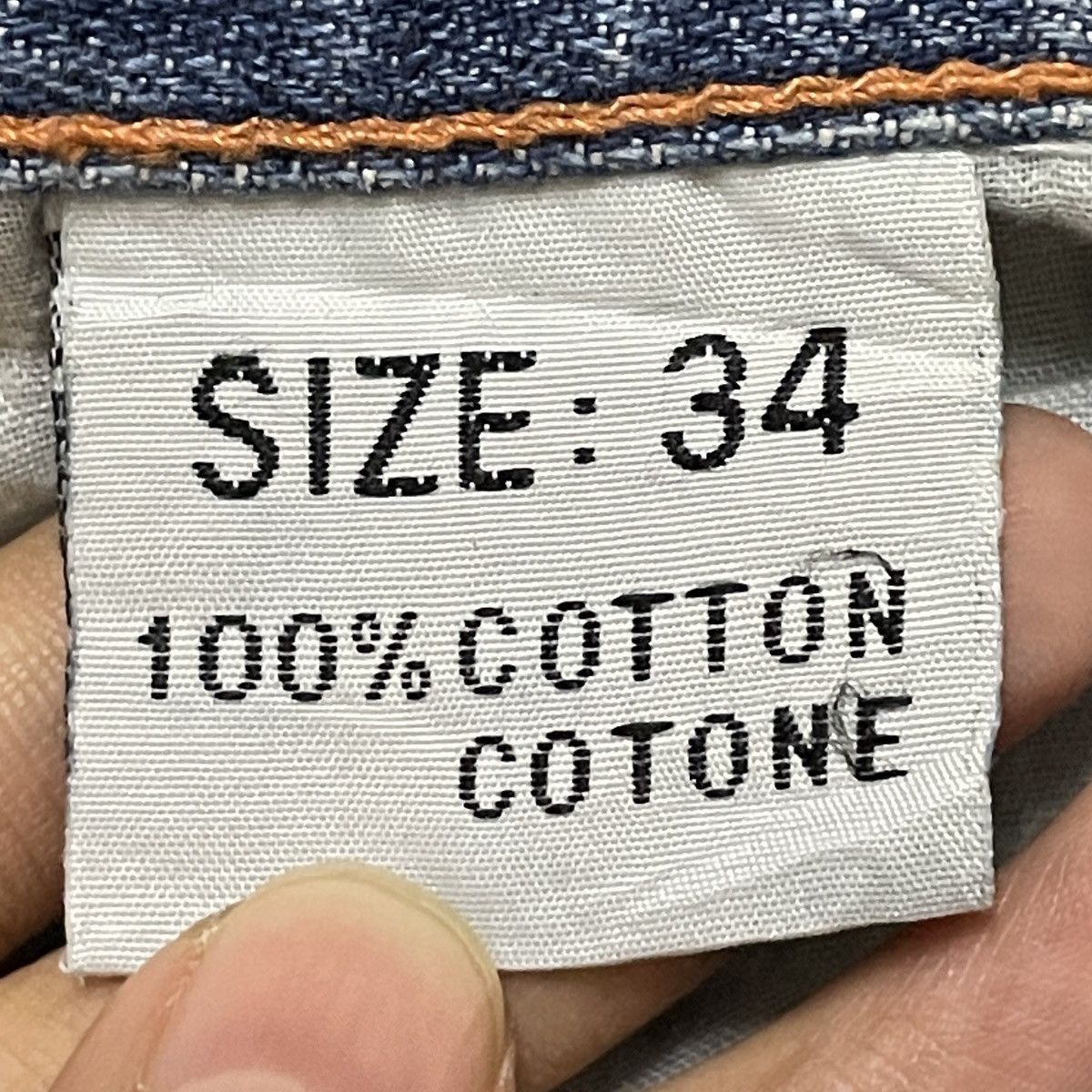 Japanese Brand × Vintage Rare Design Vintage Brand Ross Carra Baggy Jeans 2000s Size US 34 / EU 50 - 10 Thumbnail