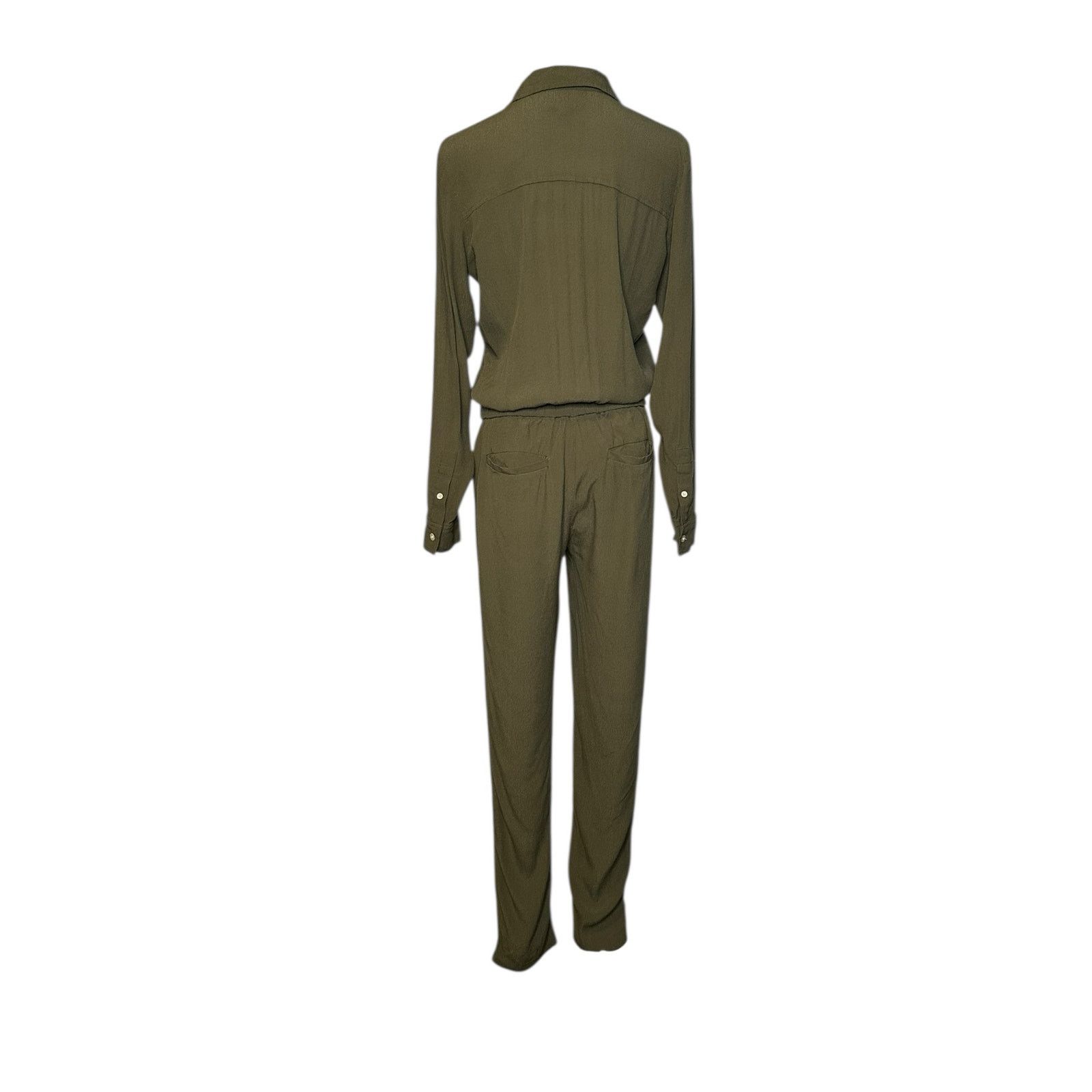 Madewell dark green long sleeves jumpsuit size XS