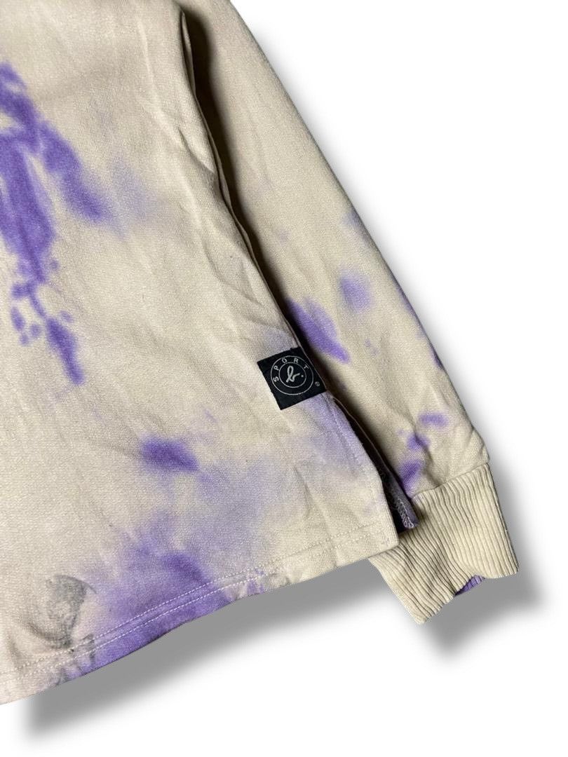 agnes b. Agnes B. Paris Tie Dye Half Zipper Sweater (171) Size US XXS / EU 40 - 2 Thumbnail
