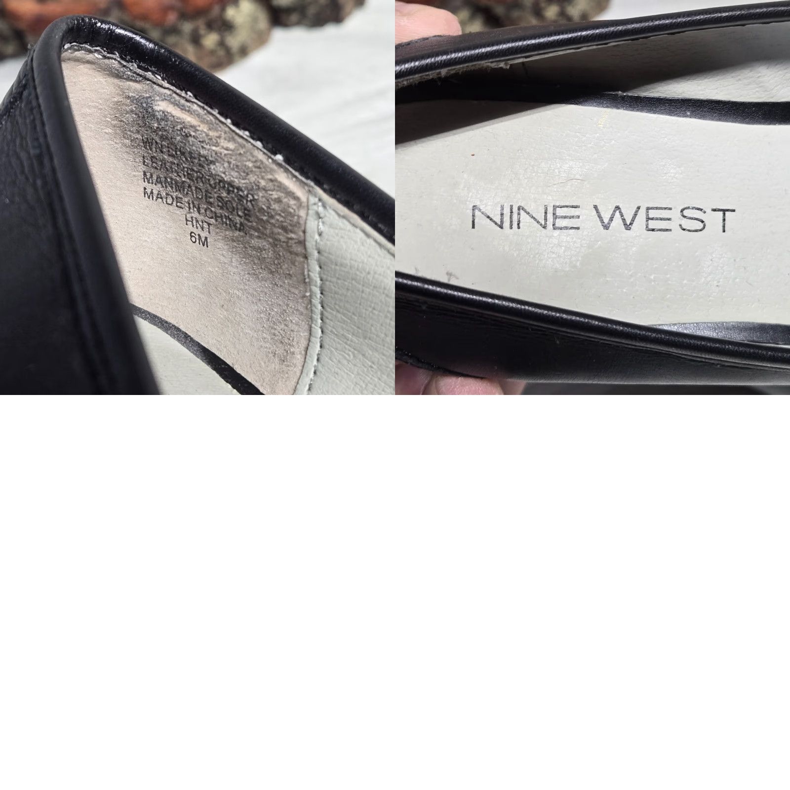 Nine West VINTAGE Nine West Black Patent Leather Pump Heels Women's Size 6M High Heel Classics Size US 6 / IT 36 - 8 Thumbnail