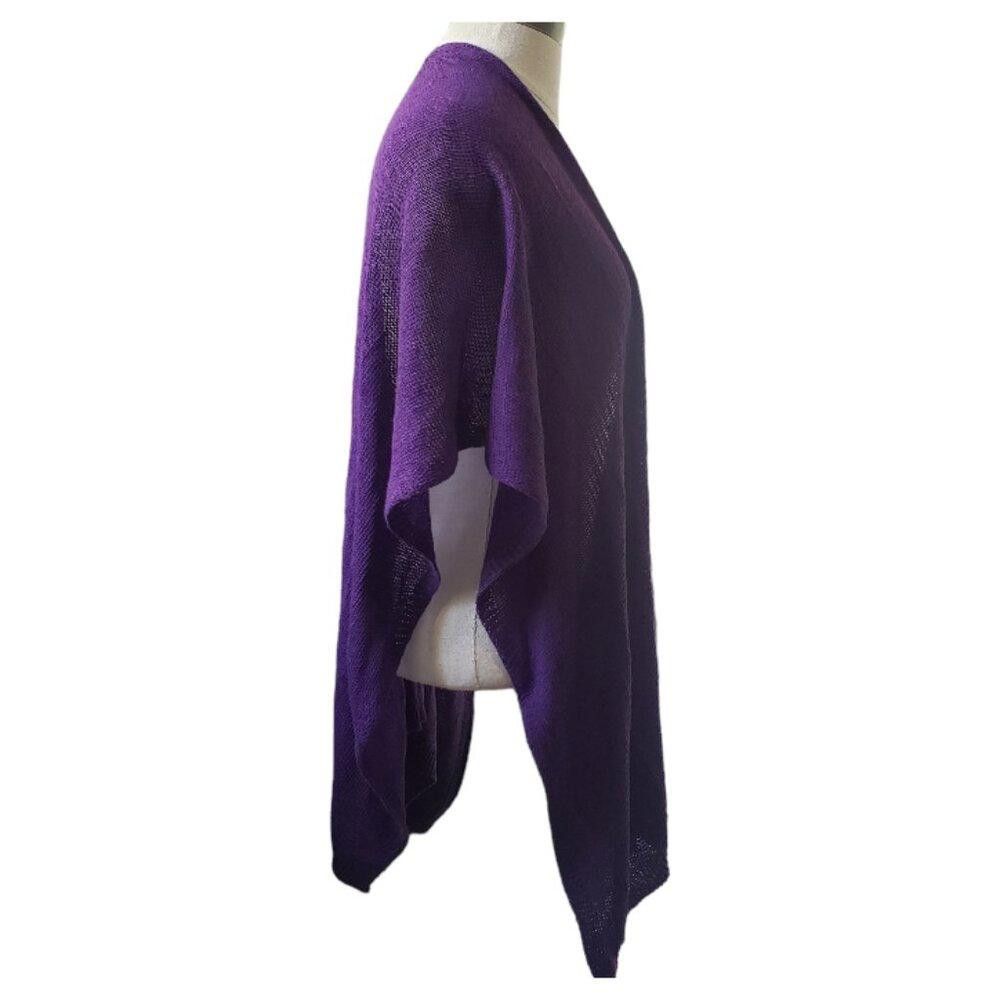 Designer CT1653 Purple Ladies Shrug OS Size ONE SIZE - 2 Thumbnail