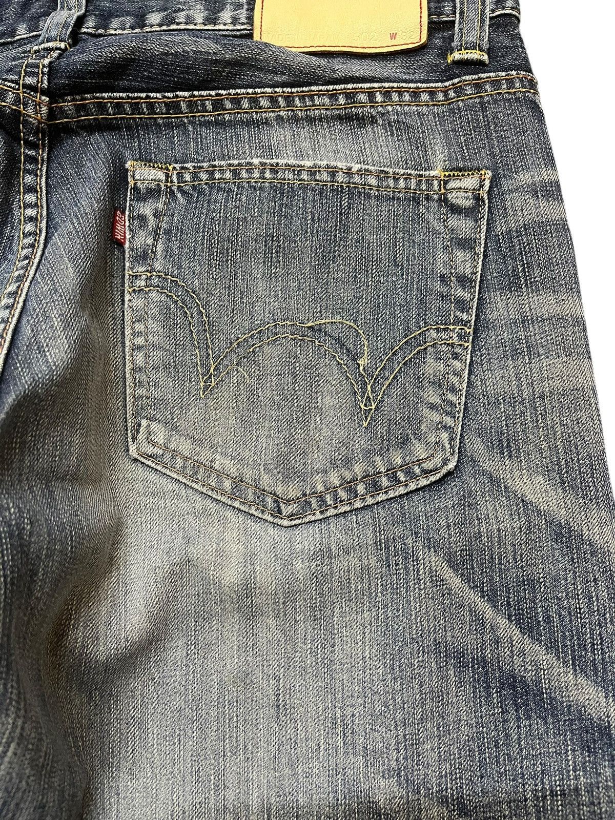 Edwin Vintage Edwin 502 Faded Grunge Denim Size US 33 - 7 Thumbnail