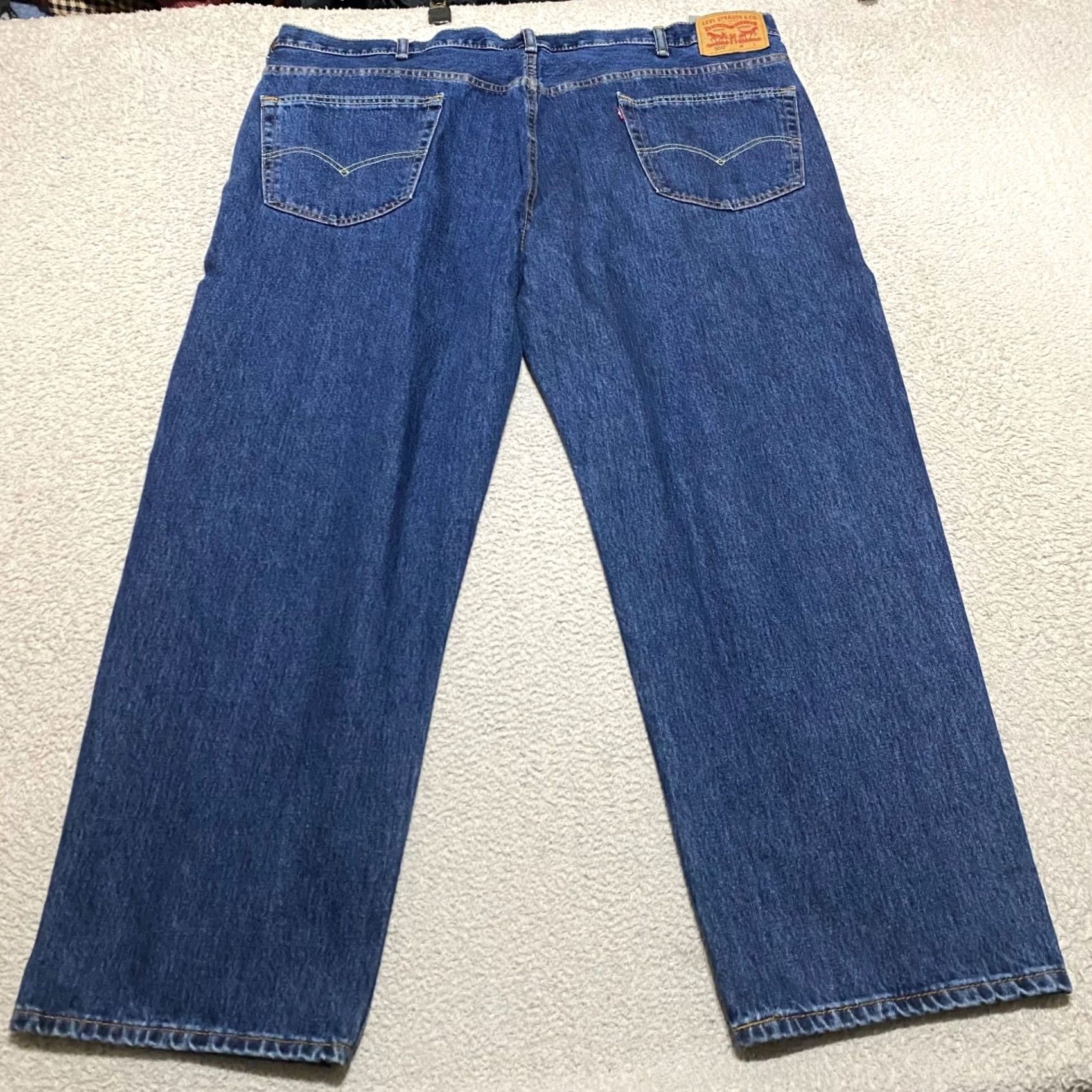 Levi's Levi's 550 Jeans Mens 48x30 Blue Denim Relaxed Fit Straight Leg Medium Wash Size US 32 / EU 48 - 2 Thumbnail