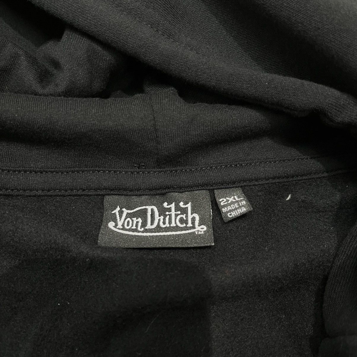 Von Dutch Von Dutch Zip Hoodie Black Size US XXL / EU 58 / 5 - 4 Thumbnail