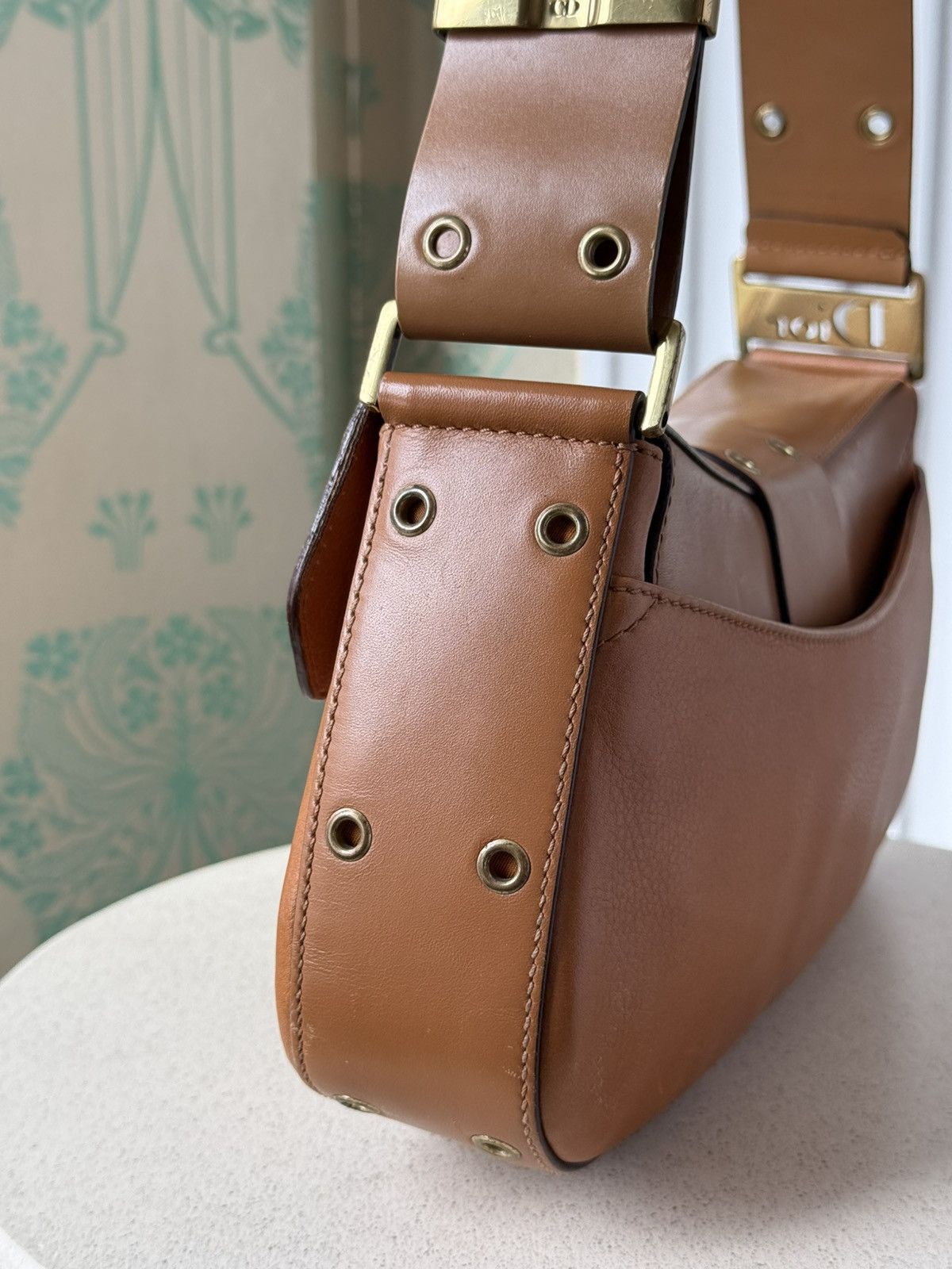 Dior Dior Brown Leather Street Chic Columbus Avenue Shoulder Bag Size ONE SIZE - 20 Thumbnail