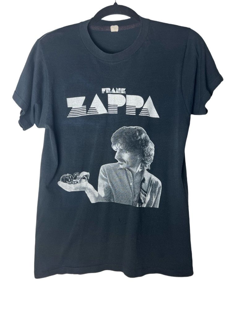 Vintage 1980's Frank Zappa Double Sided Tour T-Shirt