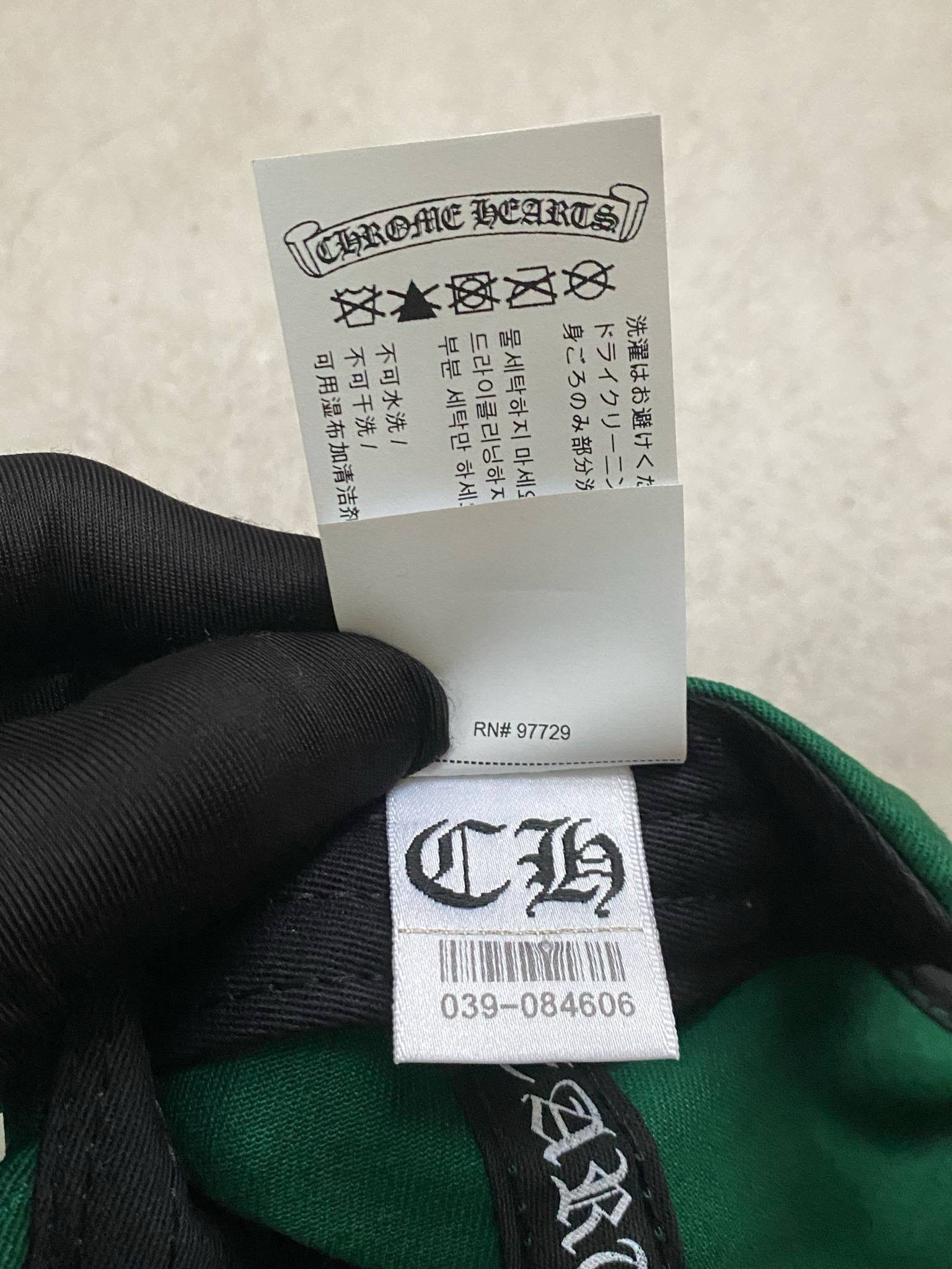 Chrome Hearts CHROME HEARTS UNSTRUCTURED Space patch trucker hat green Size ONE SIZE - 3 Thumbnail
