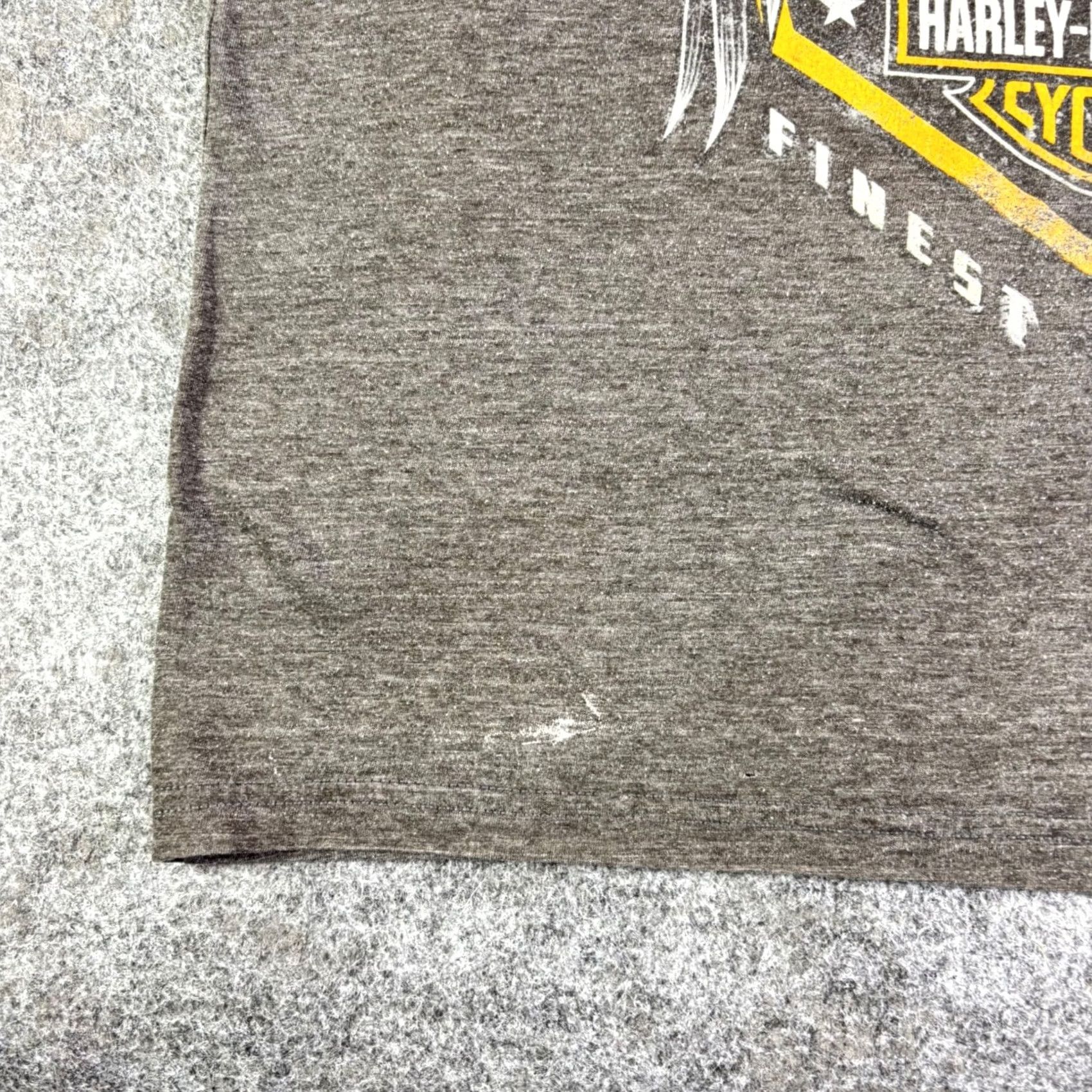 Harley Davidson Harley-Davidson Flaming Gorge Wyoming Eagle Graphic T-Shirt Gray Mens XL Size US XL / EU 56 / 4 - 6 Thumbnail