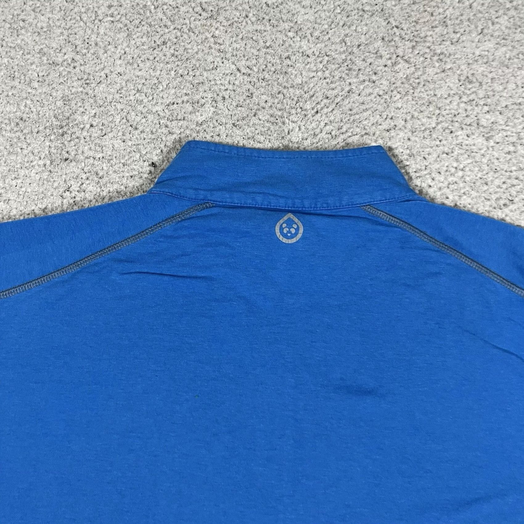 Vintage tasc Performance Pullover 1/4 Zip Mens L Blue Activewear Sweatshirt Size US L / EU 52-54 / 3 - 7 Thumbnail