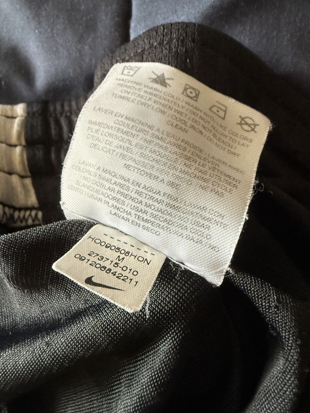 Vintage Nike Black Wide Track Pants Size US 32 / EU 48 - 3 Thumbnail