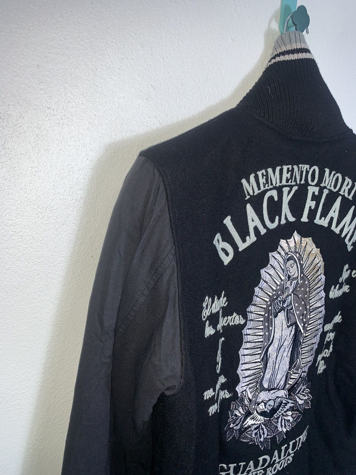 Vintage Vintage Virgin Marry By Black Flame Varsity Jacket Size US M / EU 48-50 / 2 - 13 Thumbnail
