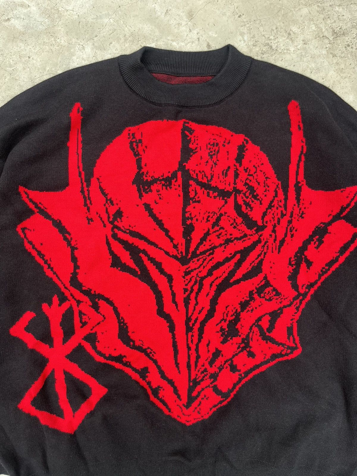 Japanese Brand × Vintage BERSERK KNITTED 👹 Size US M / EU 48-50 / 2 - 2 Thumbnail