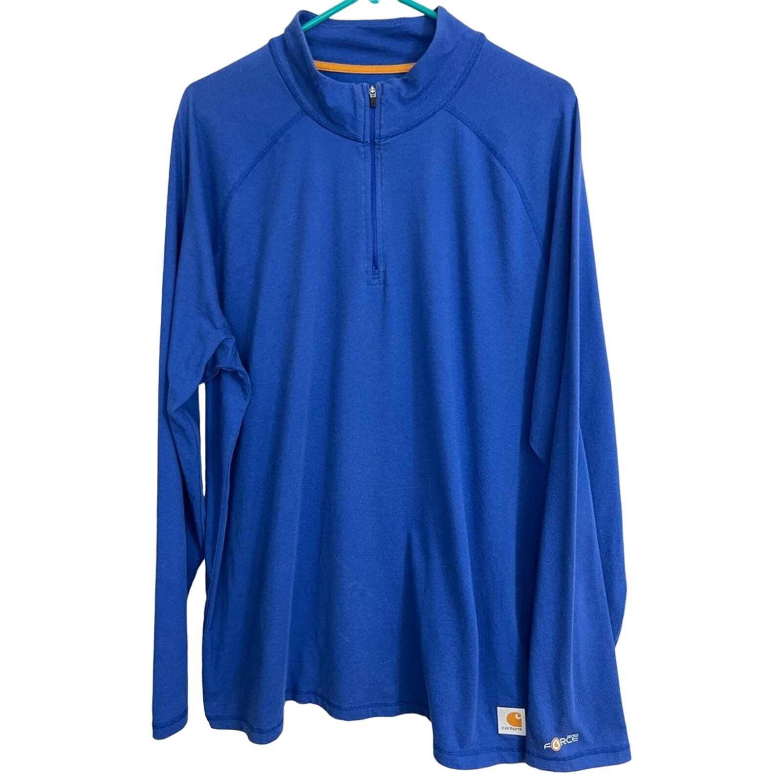 Carhartt CARHARTT FORCE LIGHTWEIGHT QUARTER ZIP LONGSLEEVE XL CLEAN Size US XL / EU 56 / 4 - 1 Thumbnail