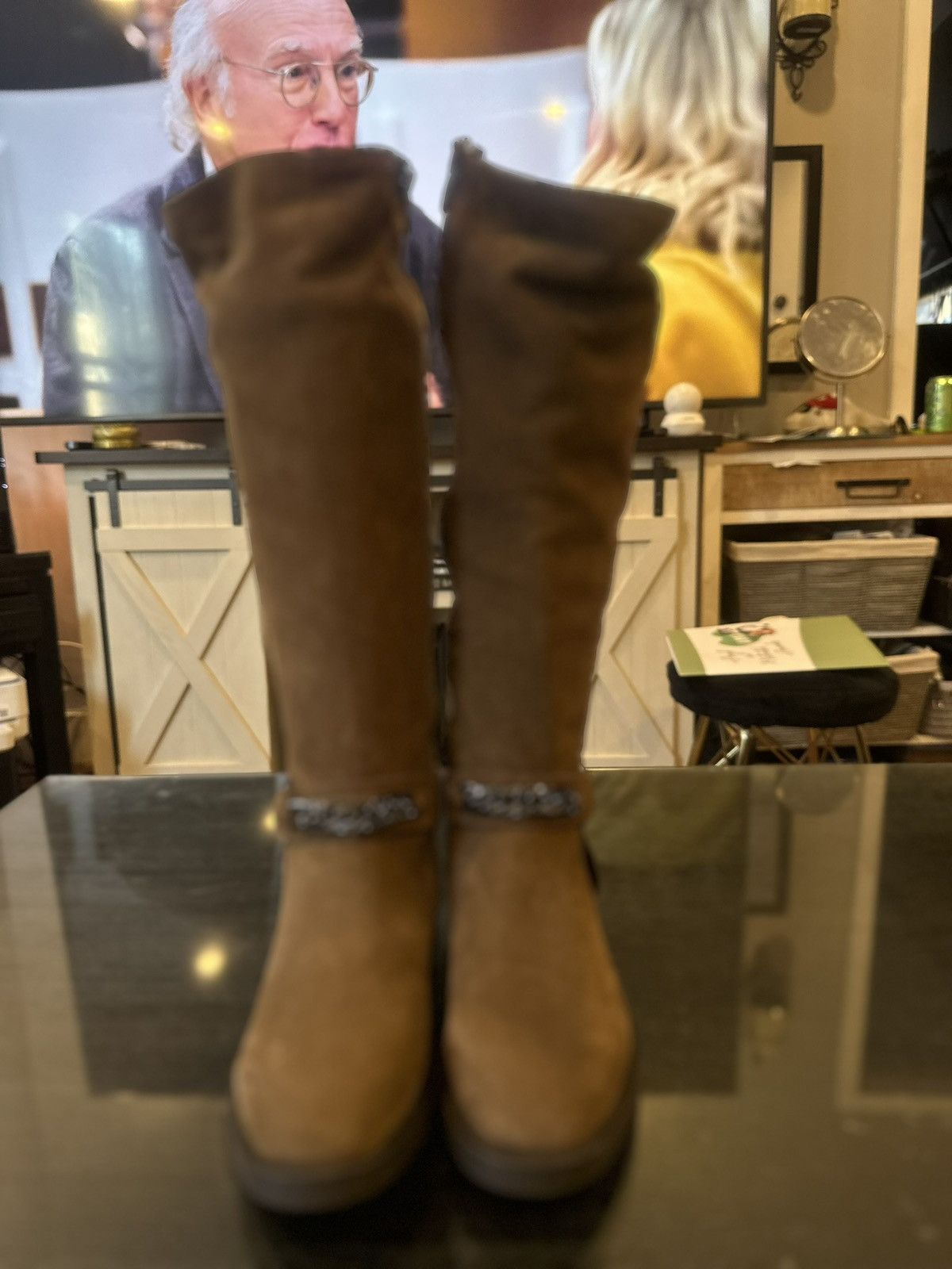 Steve Madden Steve Madden •Quin• Taupe Nubuck Boots Size 6 Size US 6 / IT 36 - 4 Thumbnail