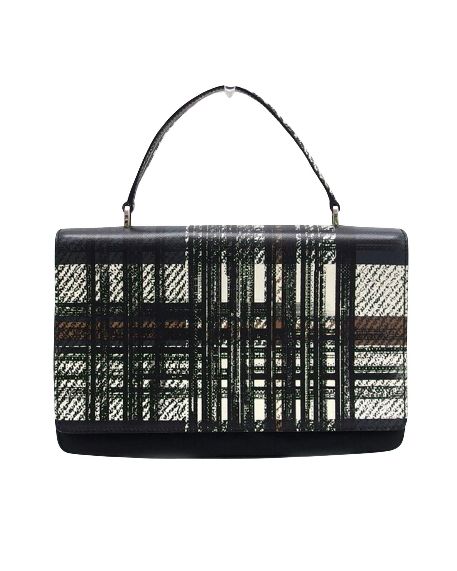 image of Prada Saffiano Synthetic Handbag, Women's