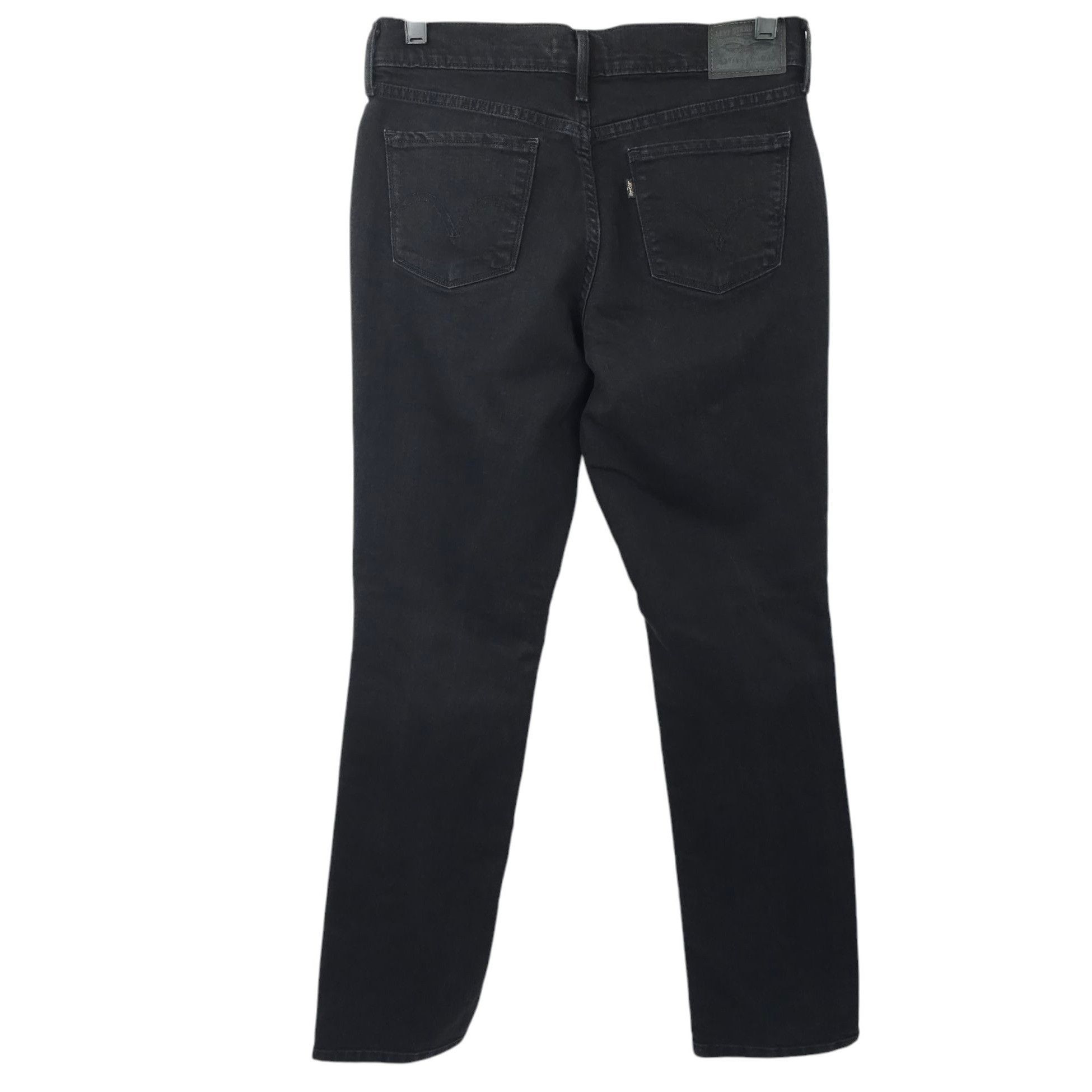 Levi's Levis 505 Straight Jeans Womens 27 Stretch Denim Mid Rise Size 29" - 2 Thumbnail