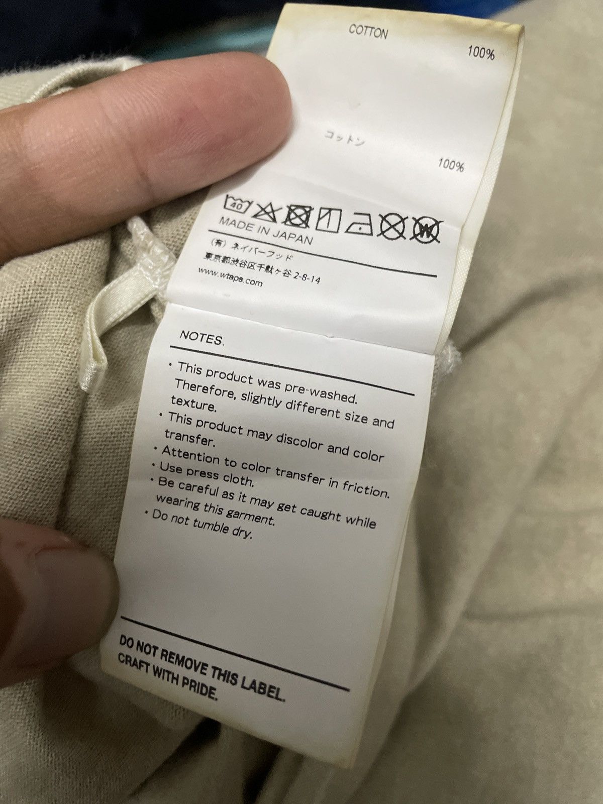 Wtaps Wtaps Plain Pocket Tshirt Size US L / EU 52-54 / 3 - 8 Thumbnail