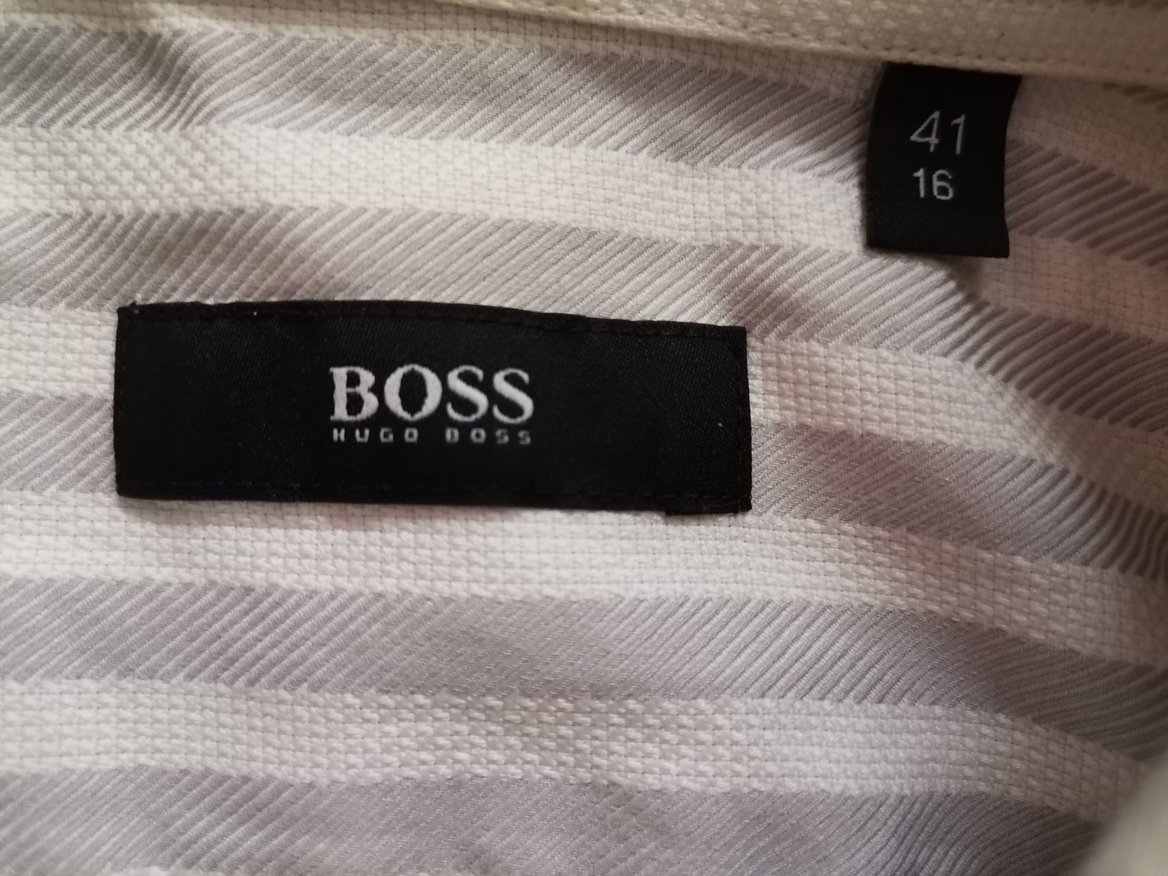 Hugo Boss Hugo Boss Striped Shirt Size US L / EU 52-54 / 3 - 2 Thumbnail