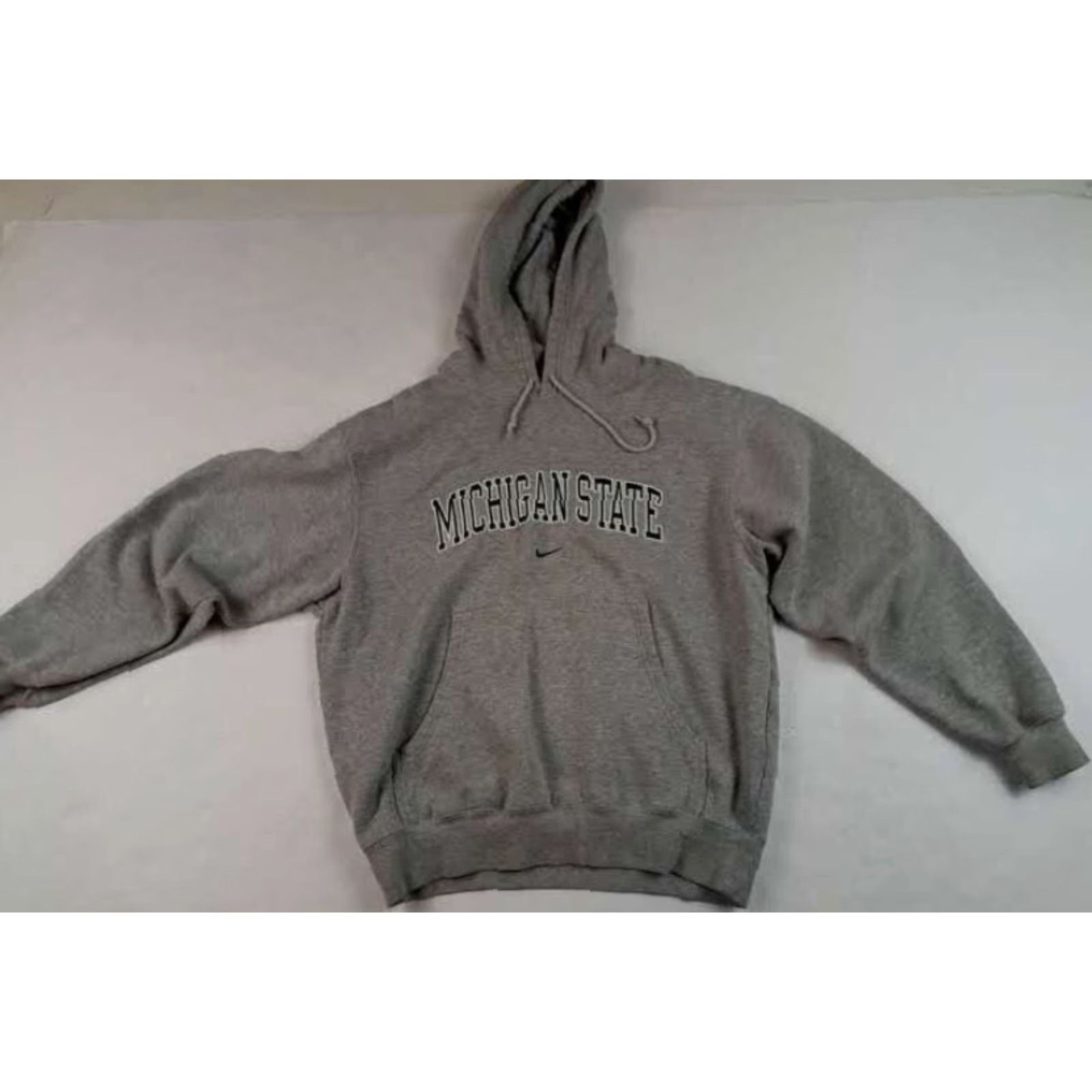 Nike Nike Sweatshirt Pullover Hooded Michigan State Spartans Grey M Pullover Hooded Sweatshirt Mens 1990s Gray Nike Shirt Size US M / EU 48-50 / 2 - 2 Thumbnail
