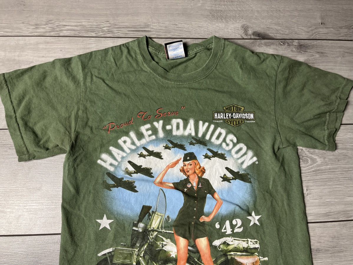 Harley Davidson Harley Davidson Tshirt lady bikers size Small Size US S / EU 44-46 / 1 - 3 Thumbnail