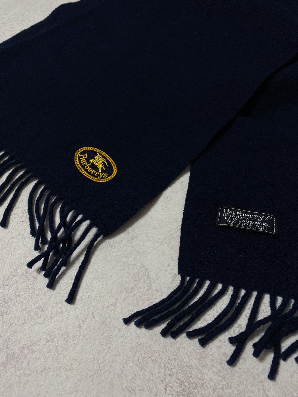 Burberry Burberrys Wool Scarf Muffler Neckwear Size ONE SIZE - 2 Thumbnail