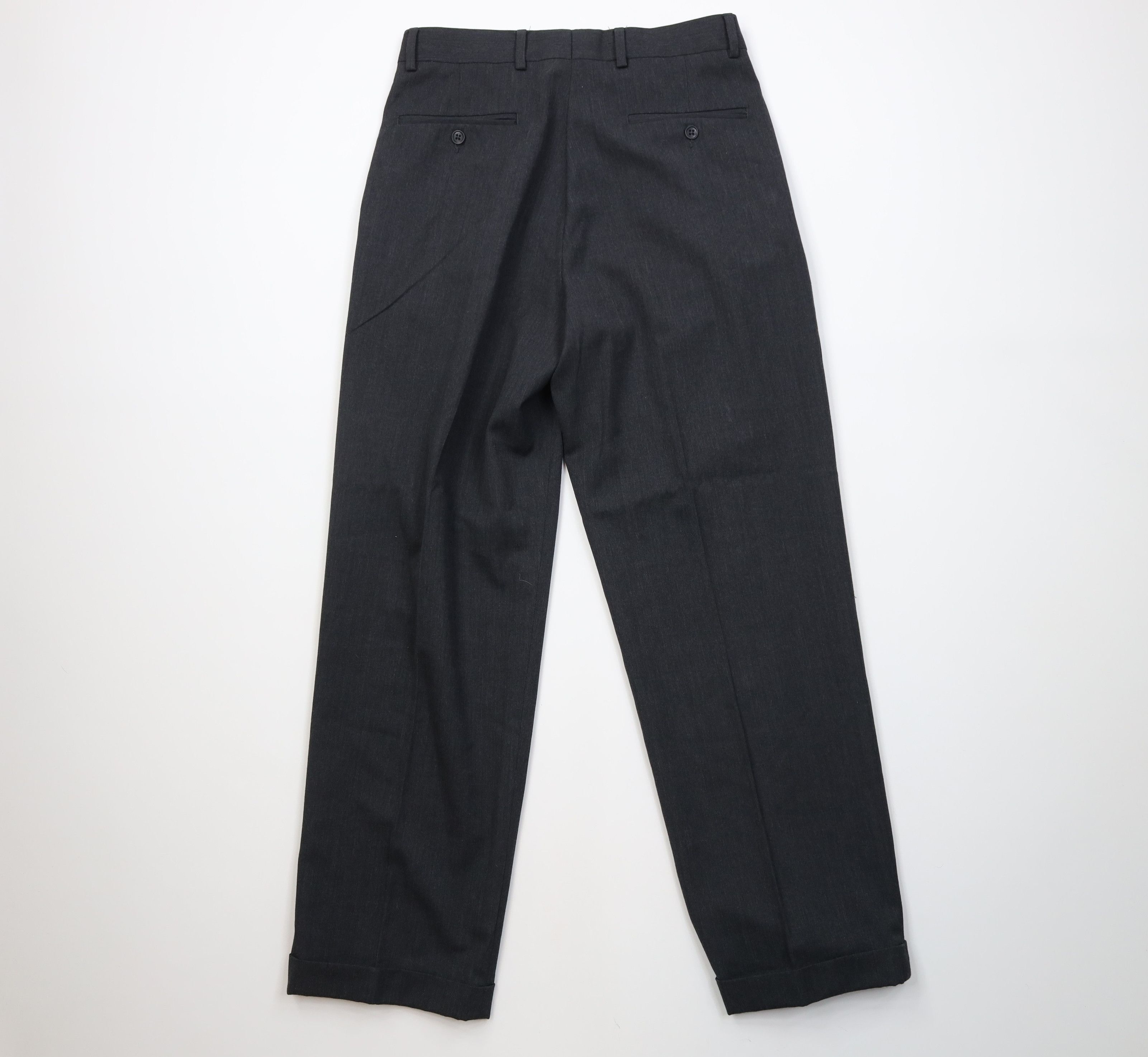 Vintage Vintage 90s Streetwear Blend Knit Wide Leg Chino Pants Gray Size US 30 / EU 46 - 9 Thumbnail
