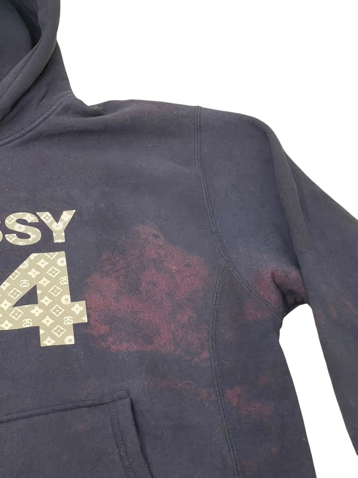 Stussy Y2K Stussy N4 LV Thrashed Sun Faded Hoodie 5🟩9 Size US L / EU 52-54 / 3 - 6 Thumbnail