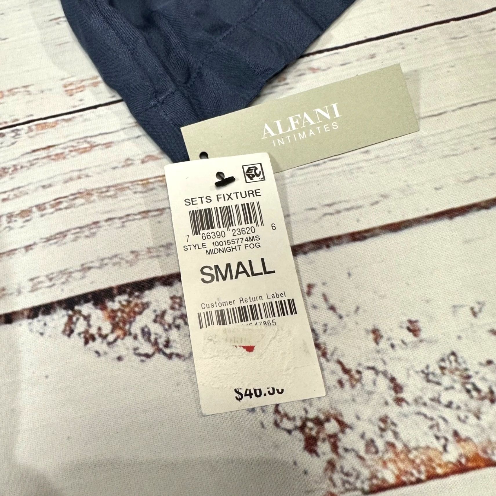 Alfani Alfani Intimates Sleep Shirt Womens Small Blue 100% Rayon New Long Sleeve Sleepwear Size S / US 4 / IT 40 - 4 Thumbnail