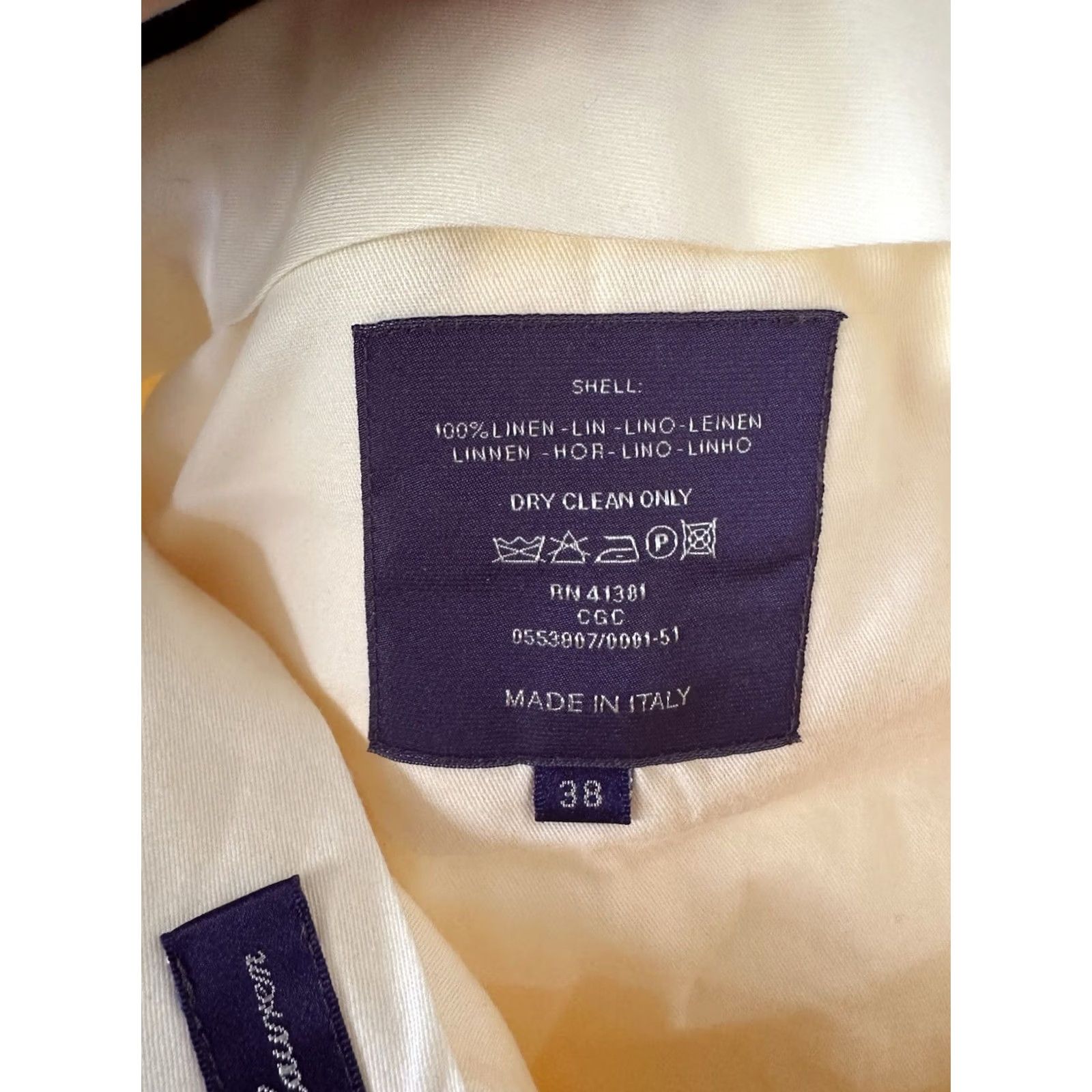 Ralph Lauren Purple Label VINTAGE Ralph Lauren Purple Label Pants Shirt? (No, keep clean) Size US 38 / EU 54 - 5 Thumbnail
