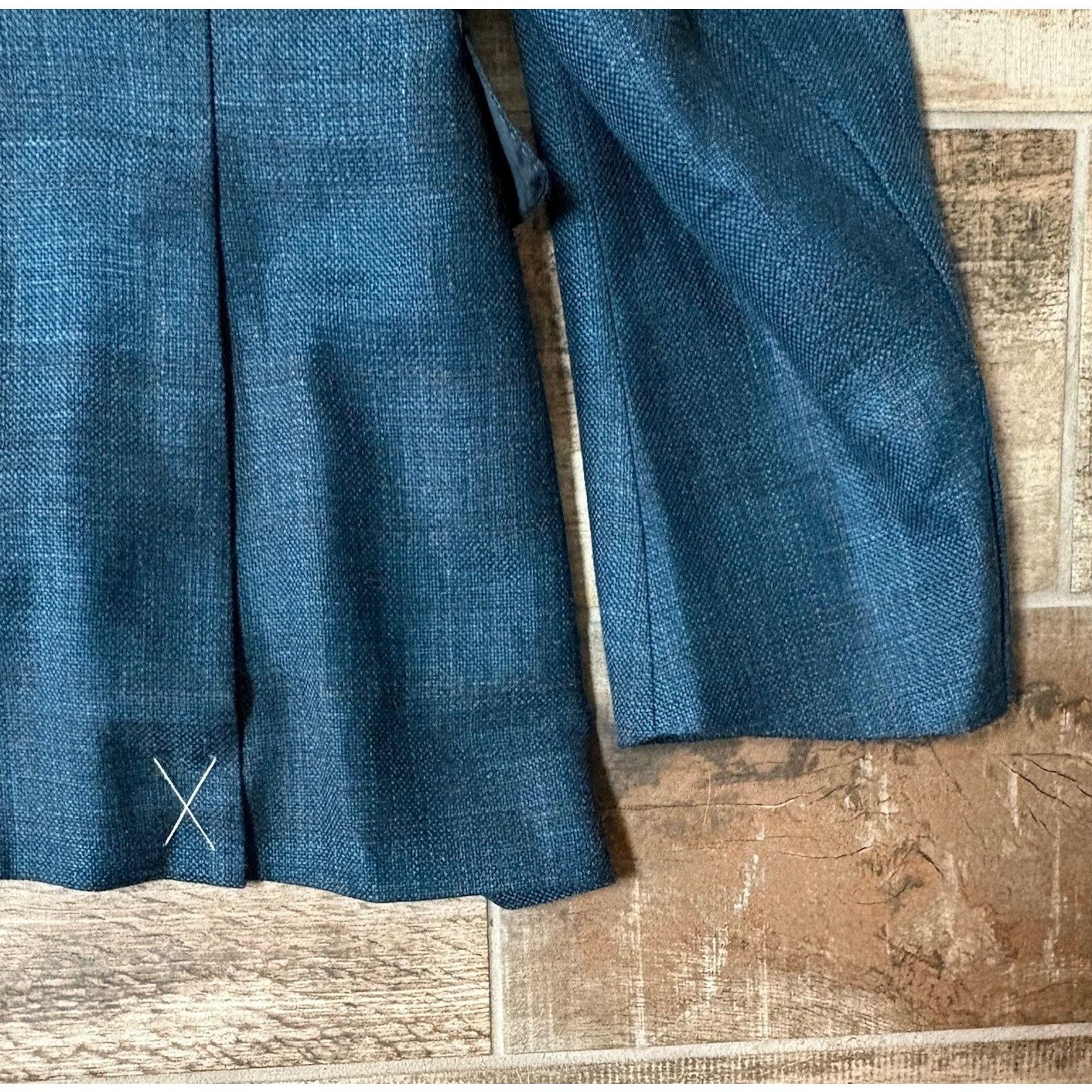 Ermenegildo Zegna $4,295 NWT ZEGNA Wool Blend Sport Coat Blue Teal 44/54 R Size 44R - 8 Thumbnail