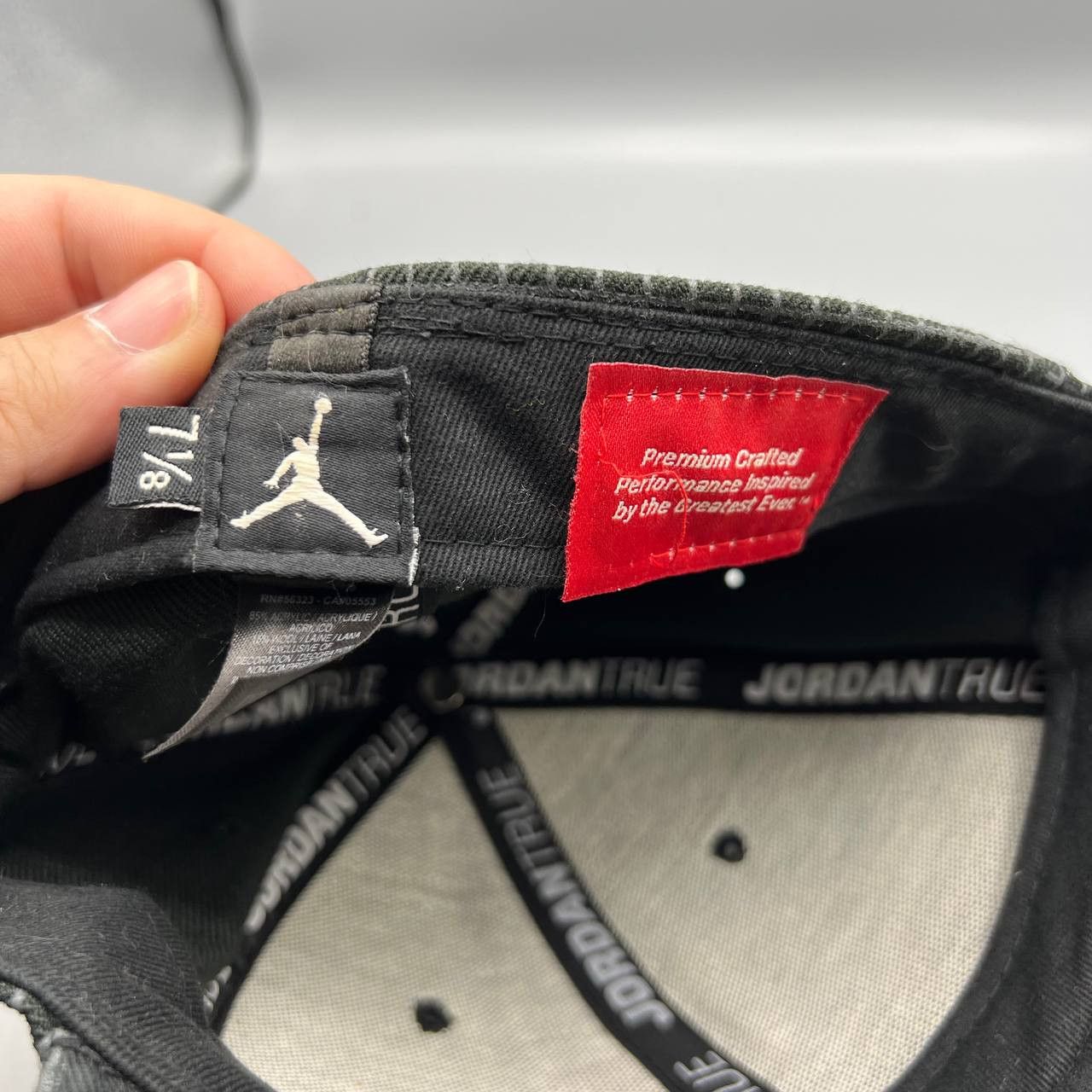 Jordan Brand Air Jordan True Flight Hat Men 7 1/8 Jumpman Fitted Cap Size ONE SIZE - 6 Thumbnail