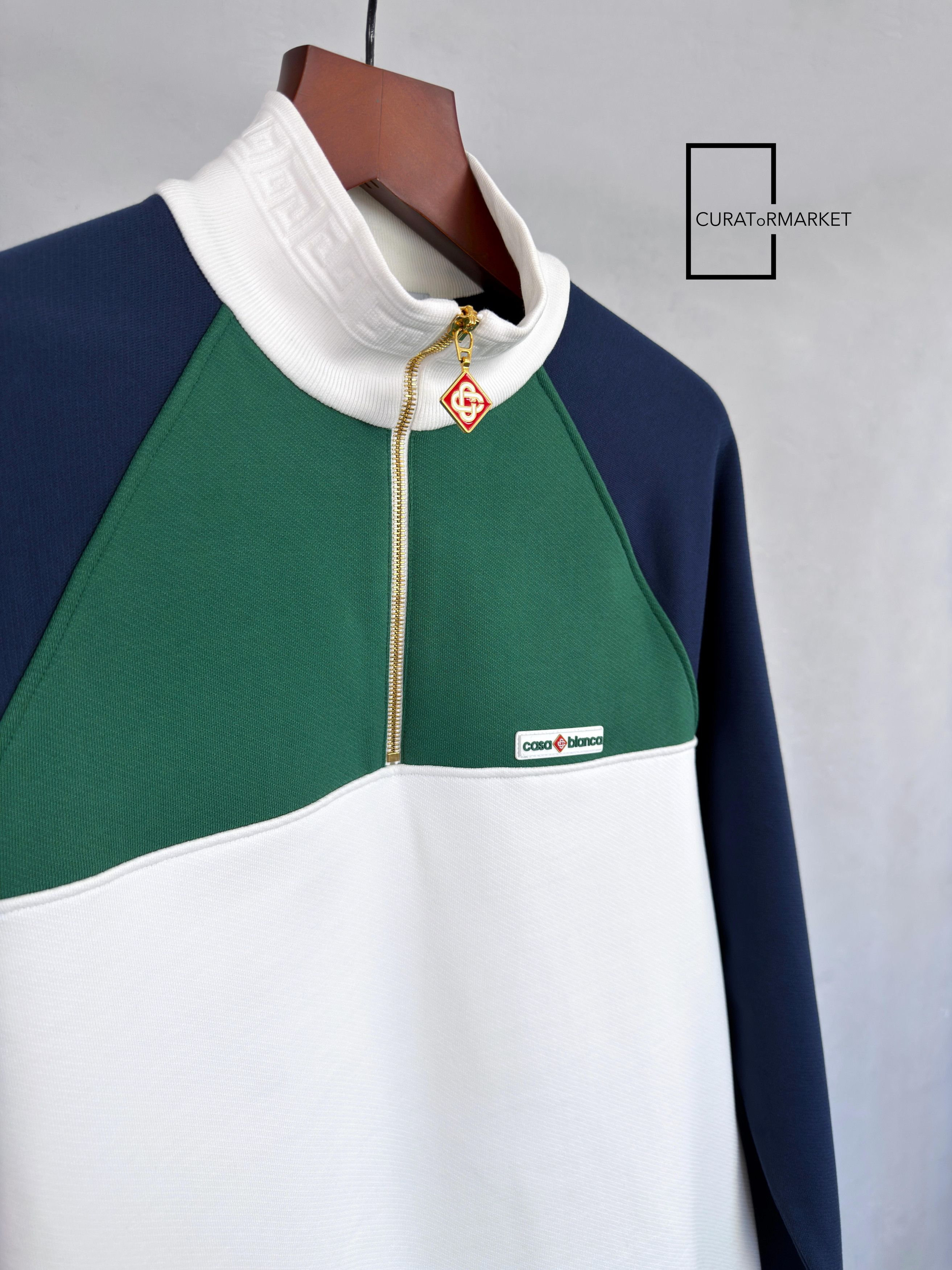 Casablanca Relaxed Embossed Monogram Design Quarter Zip Track Top FW24 Size US S / EU 44-46 / 1 - 3 Thumbnail