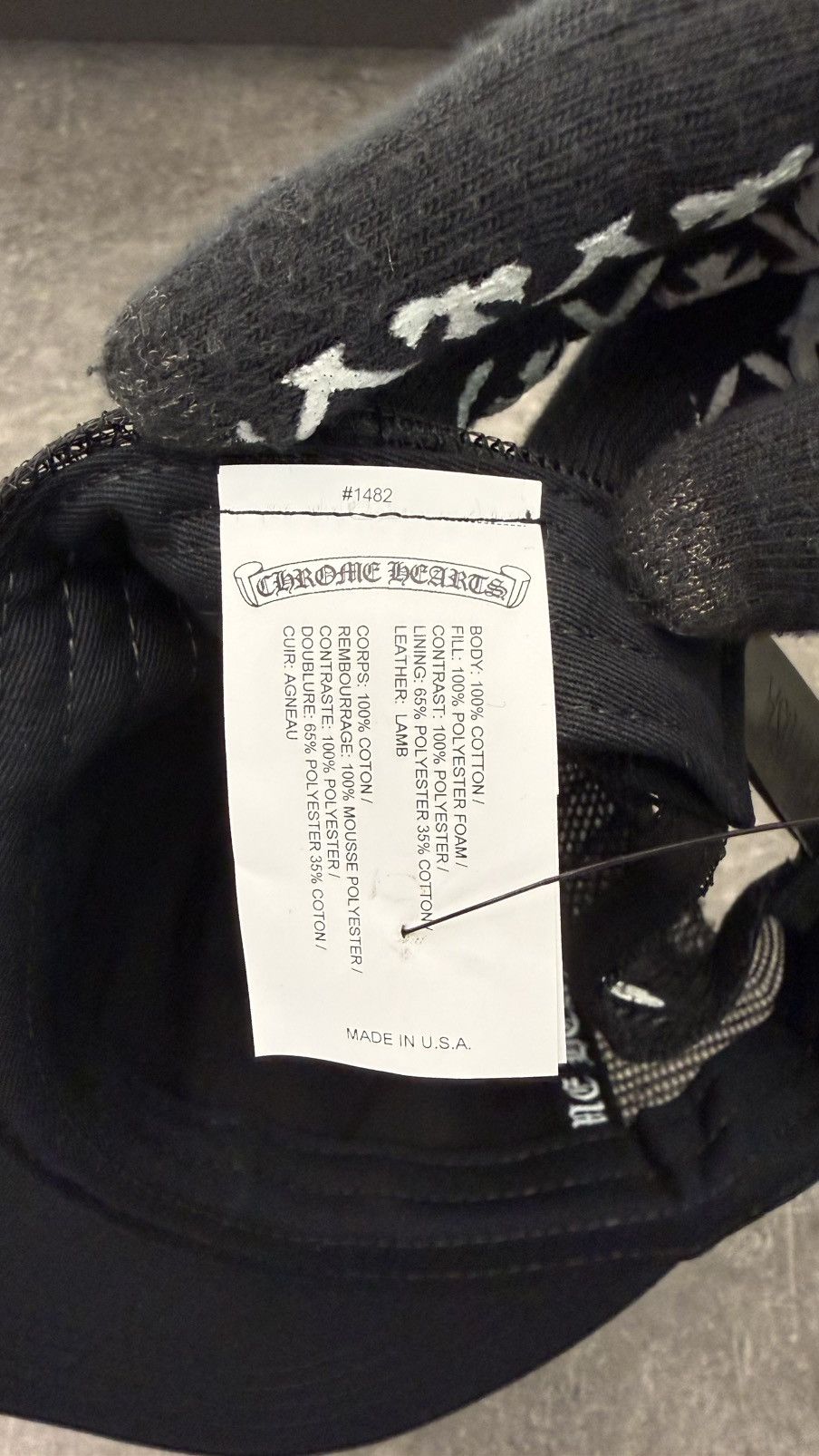 Chrome Hearts Ultra Rare Chrome Hearts Fuck Trucker Hats New Size ONE SIZE - 7 Thumbnail