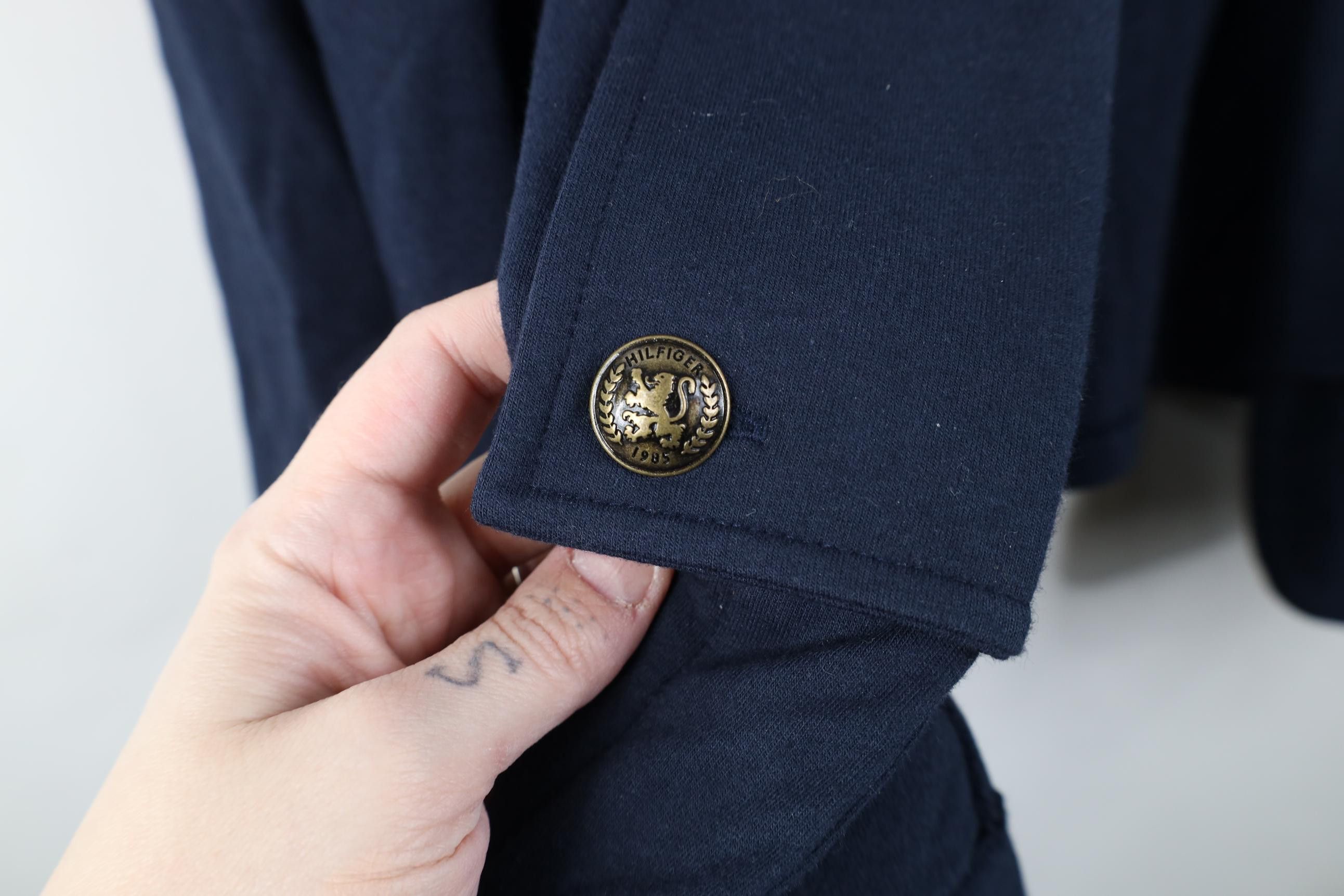 Tommy Hilfiger Deadstock Vintage Y2K Tommy Hilfiger Military Jacket Blue Size 3XL / US 20-22 - 4 Thumbnail