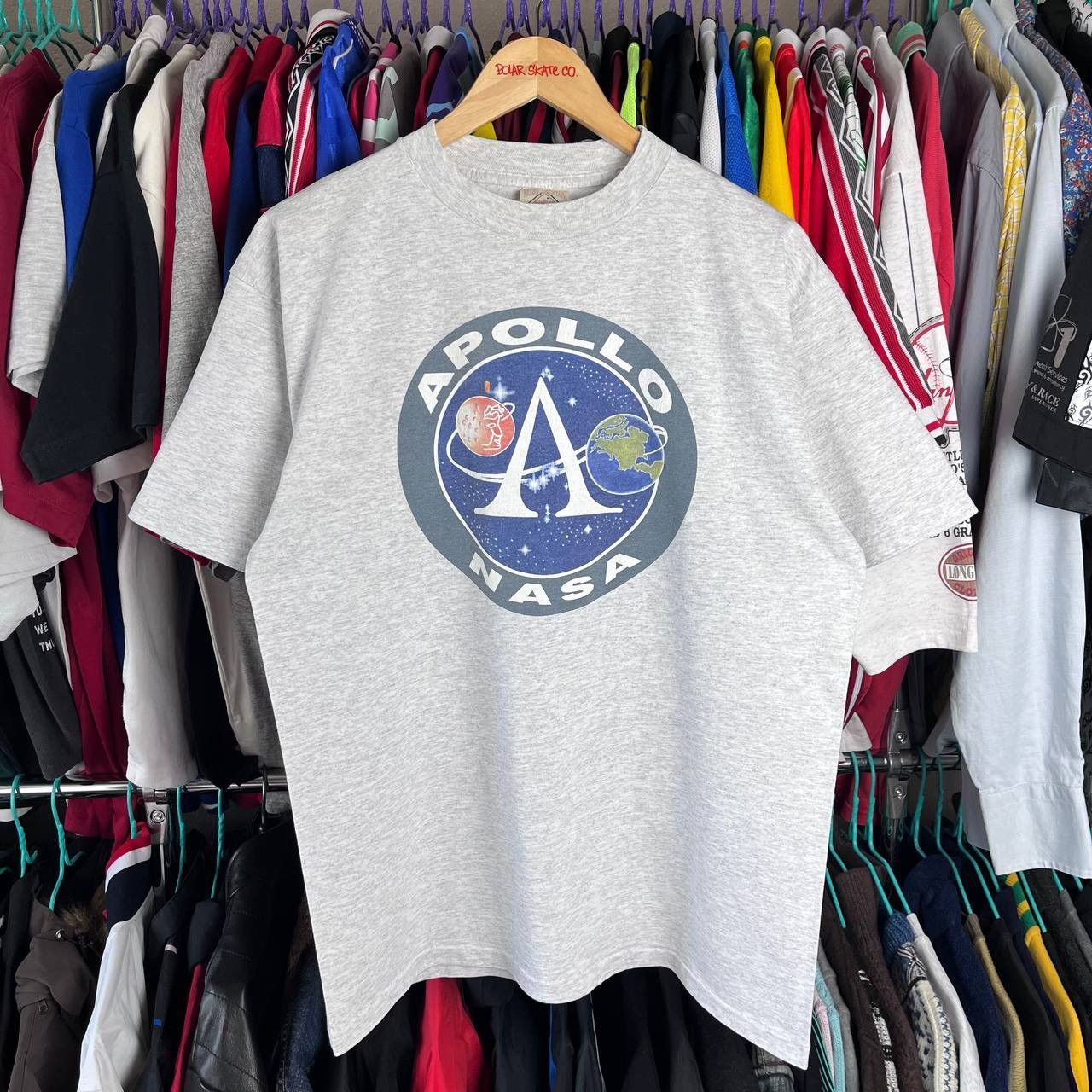 NASA × Vintage Vintage 1972 NASA Apollo Tshirt Moon Space Center Size L Size US L / EU 52-54 / 3 - 1 Thumbnail