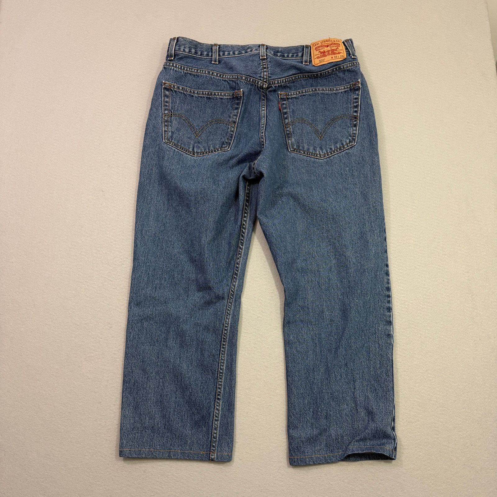 Levi's Vintage Levis 505 Jeans Men's 38x29 (Fits 38x27) Regular Size US 38 / EU 54 - 7 Thumbnail