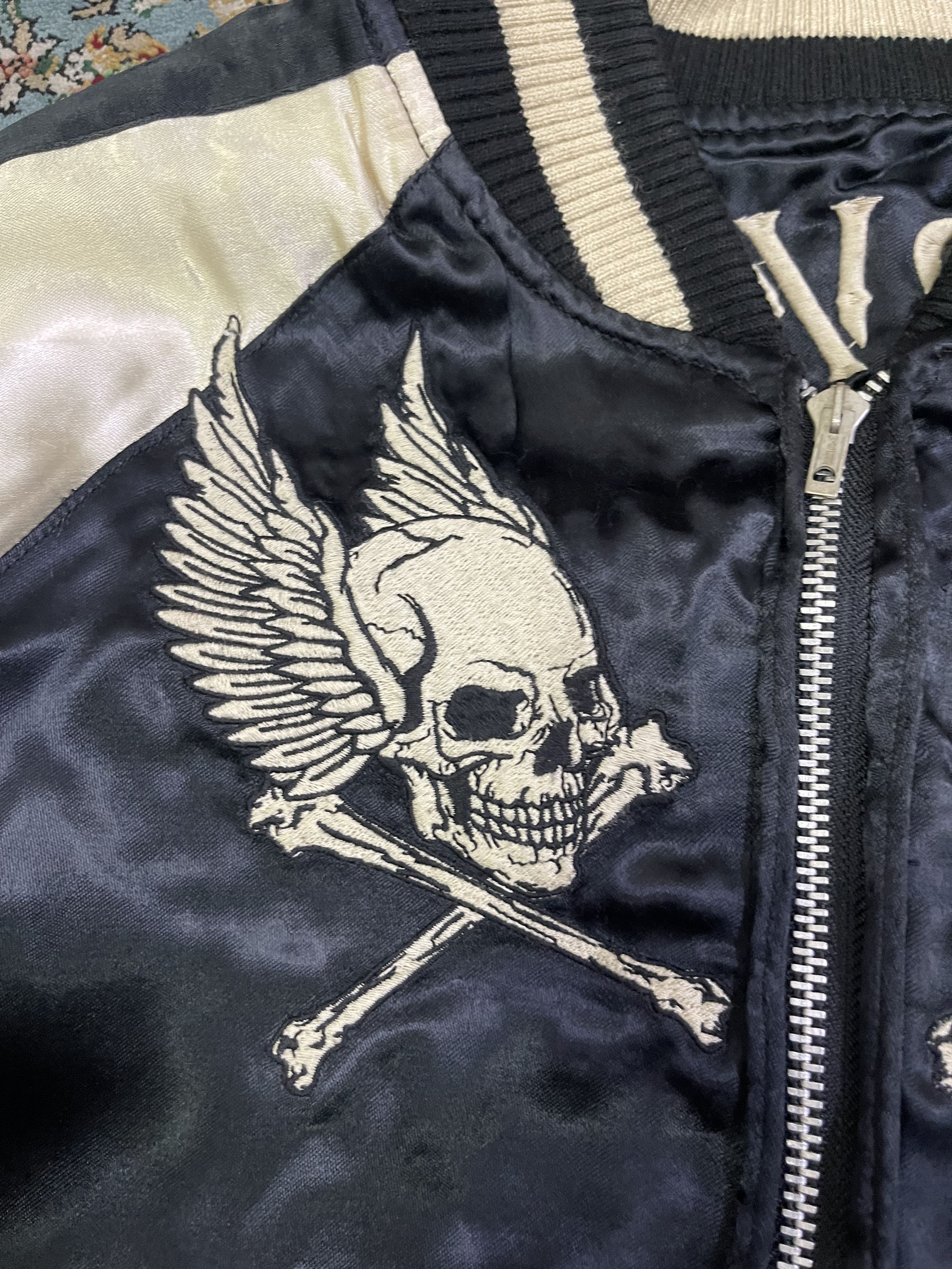 Vanson Leathers RARE Vanson Sukajan Sourvenir Satin Jacket Embroidery Size US S / EU 44-46 / 1 - 20 Thumbnail