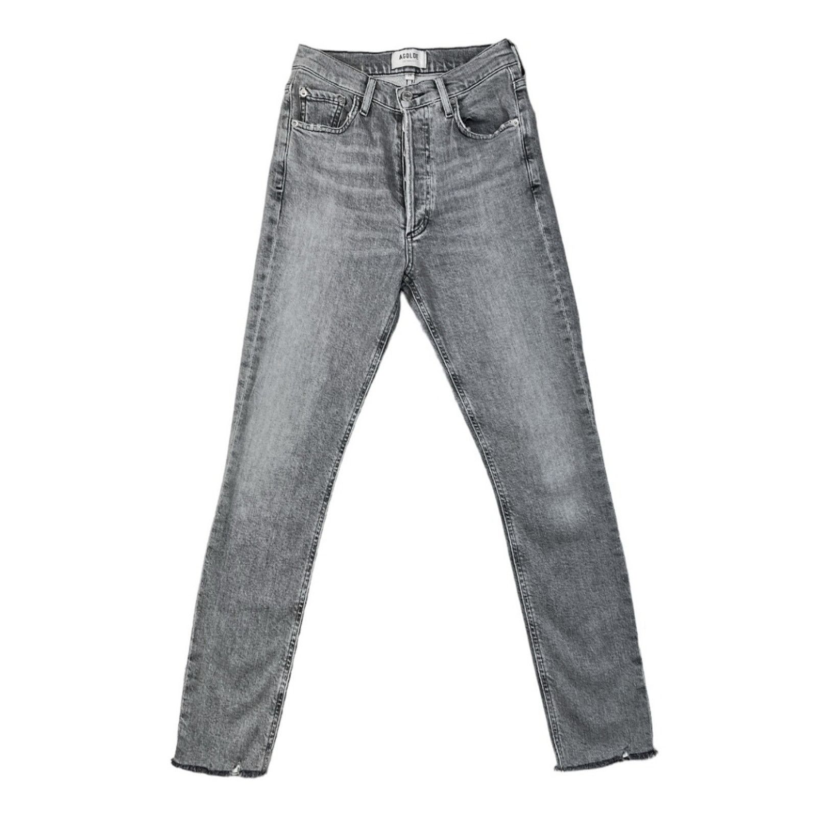 Agolde Agolde High Rise Skinny Gray Jeans | Size 24 Size 25" / US 0 / IT 36 - 1 Thumbnail