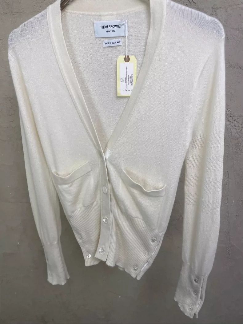 Thom Browne Thom Browne Cashmere cardigan Size XS / US 0-2 / IT 36-38 - 4 Thumbnail