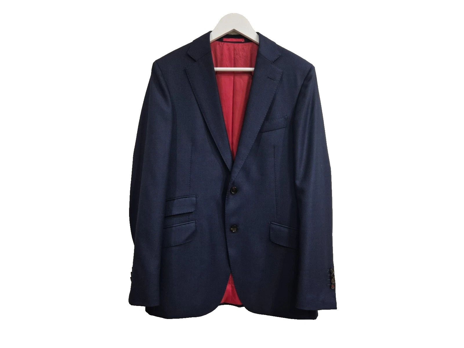 Suitsupply Suitsupply Navy Blazer Vitale Barberis Canonico Pure Wool Size 40R - 1 Thumbnail