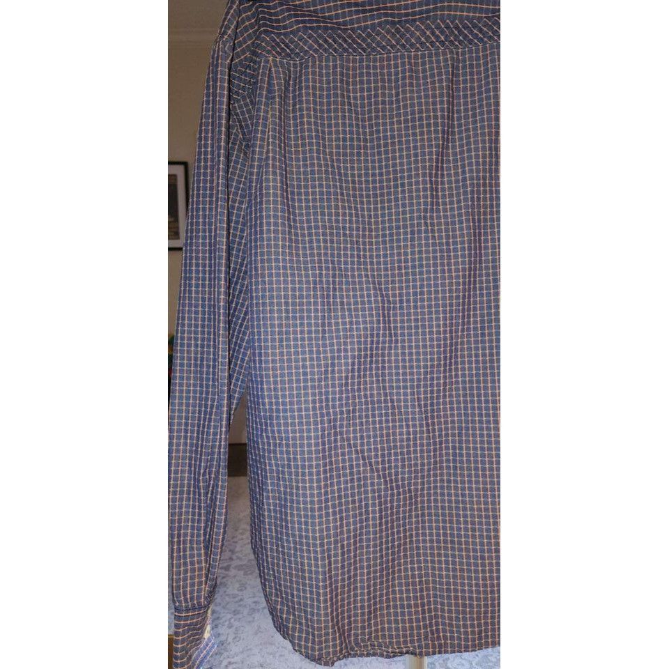 Tommy Bahama Tommy Bahama Navy Mens Medium Long Sleeve Button Down Textur Size US M / EU 48-50 / 2 - 9 Thumbnail