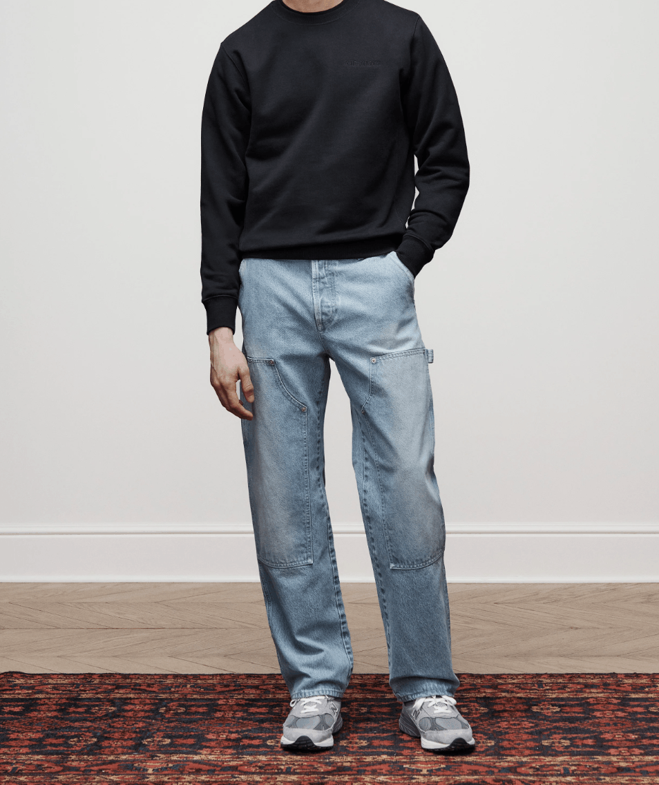 Aime Leon Dore Denim Carpenter Pant Light Blue Wash Size US 32 / EU 48 - 2 Thumbnail