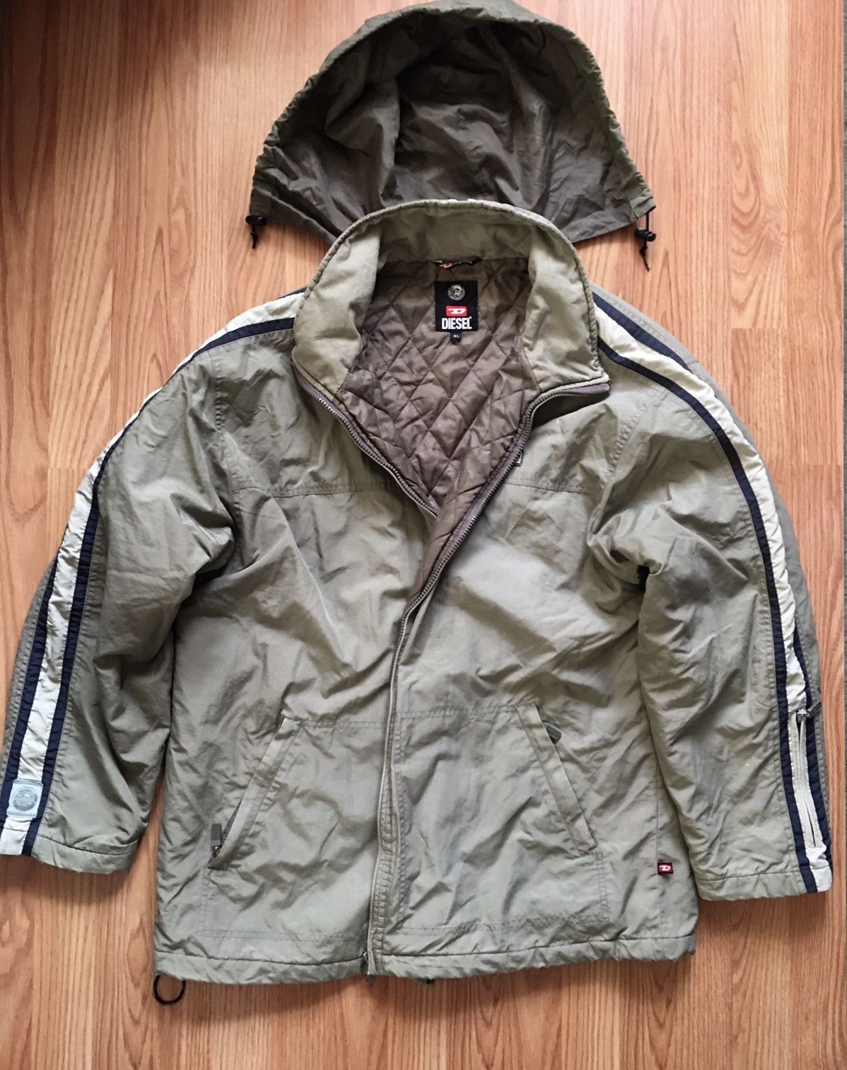 Diesel DIESEL Camo Green Mens Jacket Size XL Size US XL / EU 56 / 4 - 1 Thumbnail