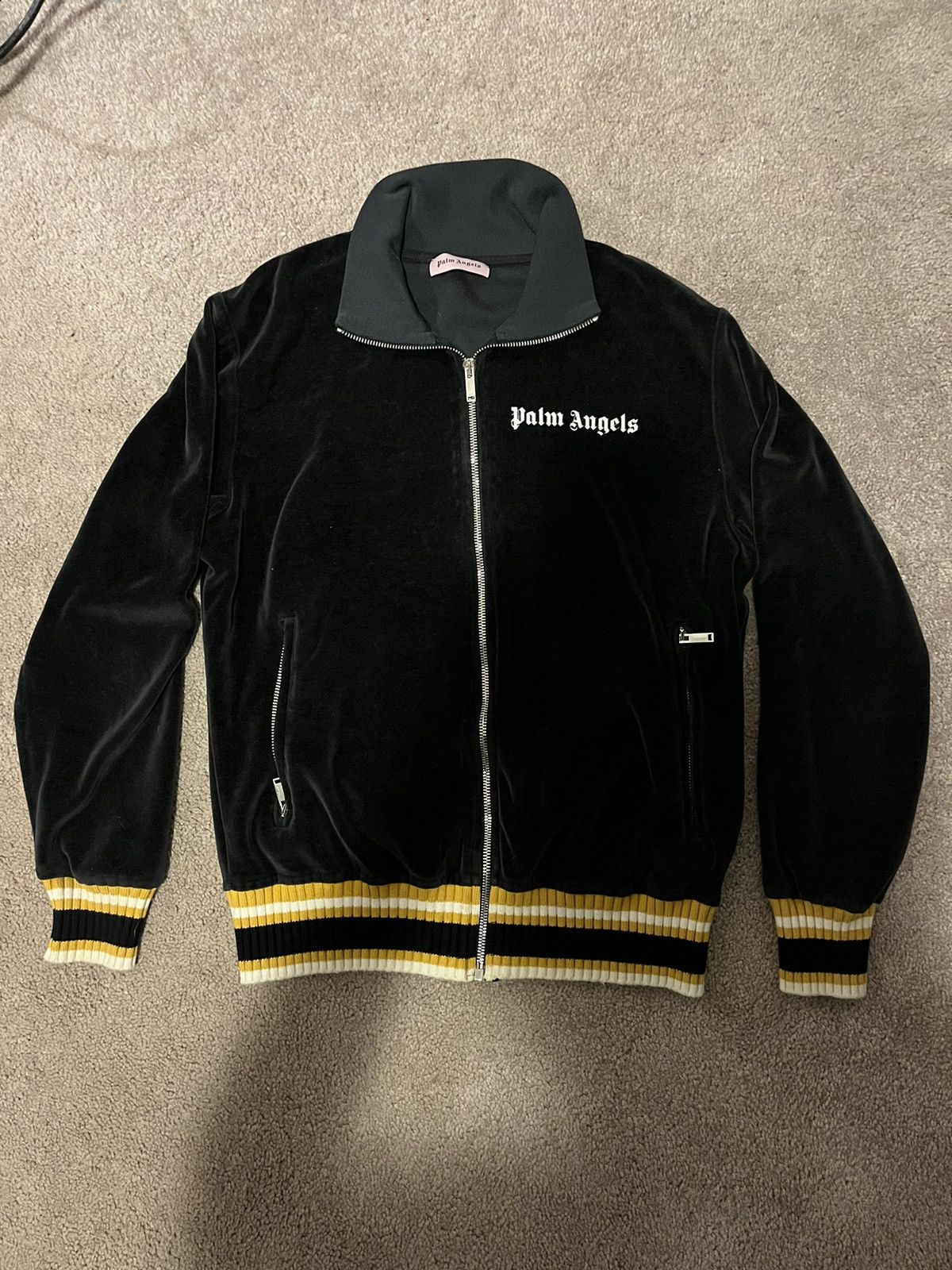 Palm Angels Palm Angels Chenille Track Jacket Size US M / EU 48-50 / 2 - 1 Thumbnail