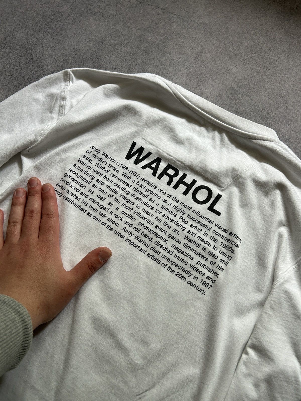 Andy Warhol × Zara Andy Warhol x Zara big logo long-sleeved shirt mens Size US M / EU 48-50 / 2 - 6 Thumbnail