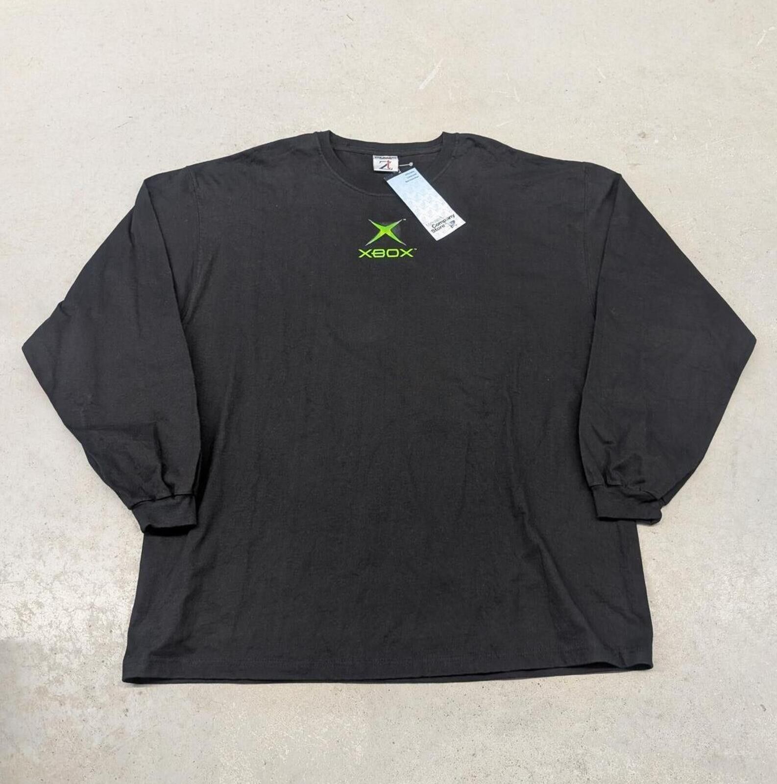 Microsoft Vintage 90s XBOX Microsoft Store NWT Promo Long Sleeve Shirt Size US XL / EU 56 / 4 - 1 Thumbnail
