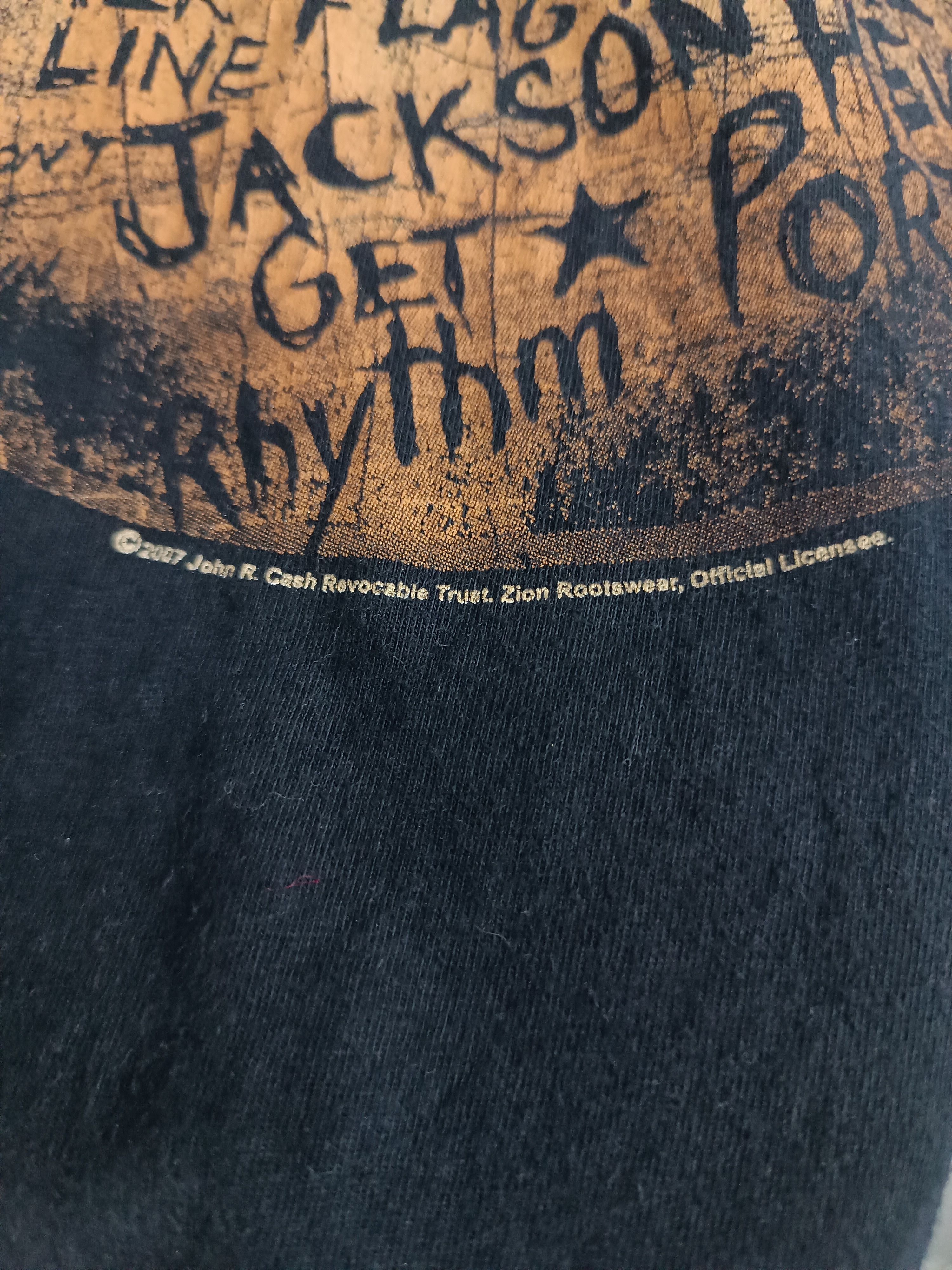 Band Tees VINTAGE '07 JOHNNY CASH GUITAR TEE dylan elvis neil young Size US L / EU 52-54 / 3 - 8 Thumbnail